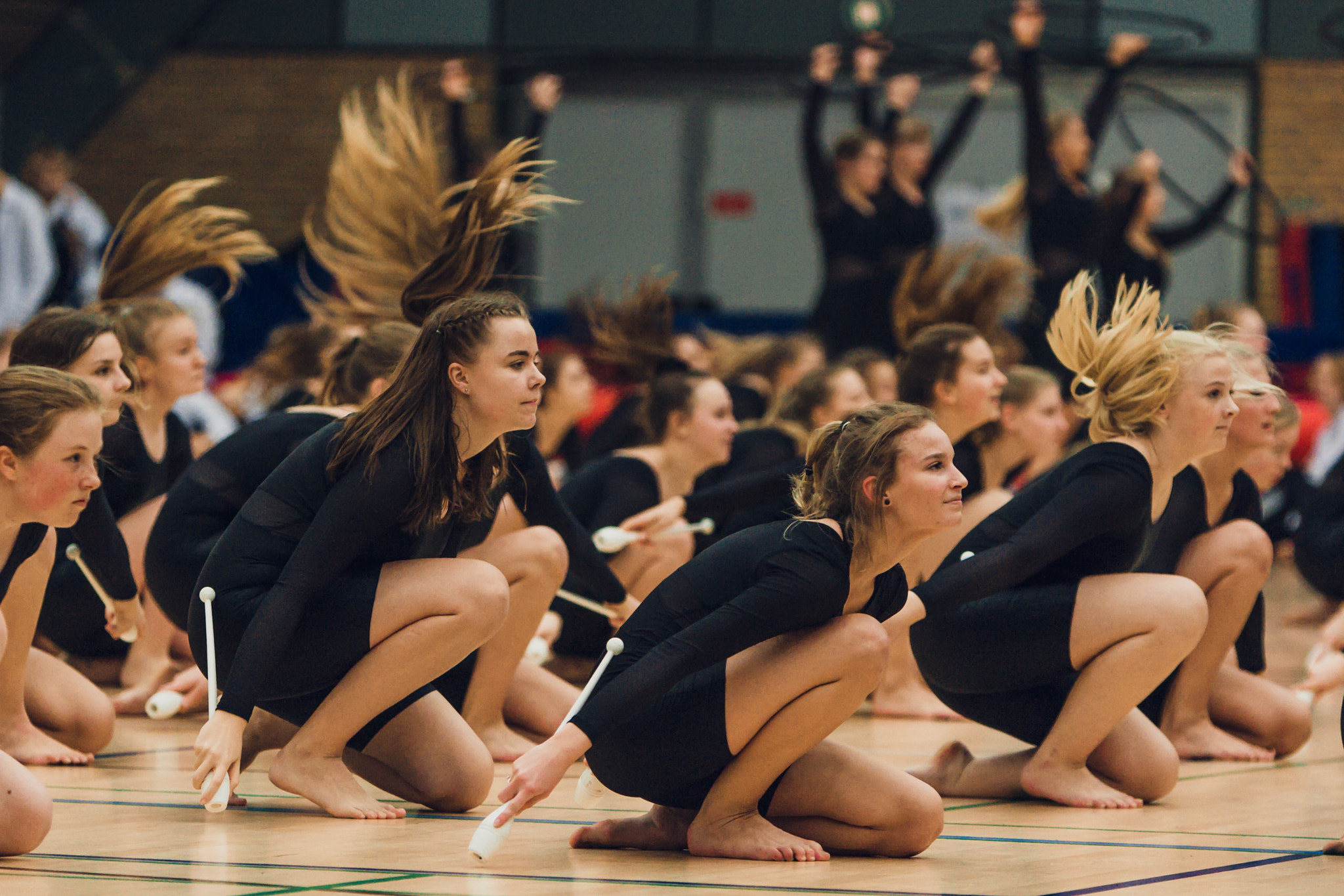 Canon EF 70-200mm F2.8L IS USM sample photo. Photographed gymnastics for the first time today :) photography