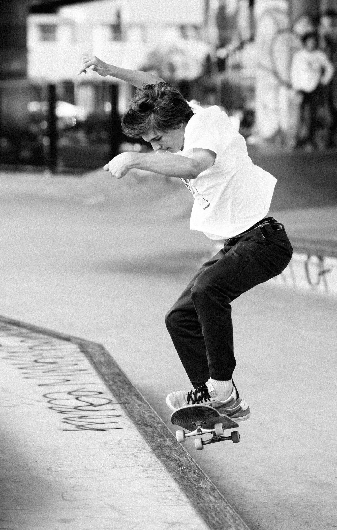 Nikon Df + Nikon AF-S Nikkor 85mm F1.4G sample photo. Skater in soma photography