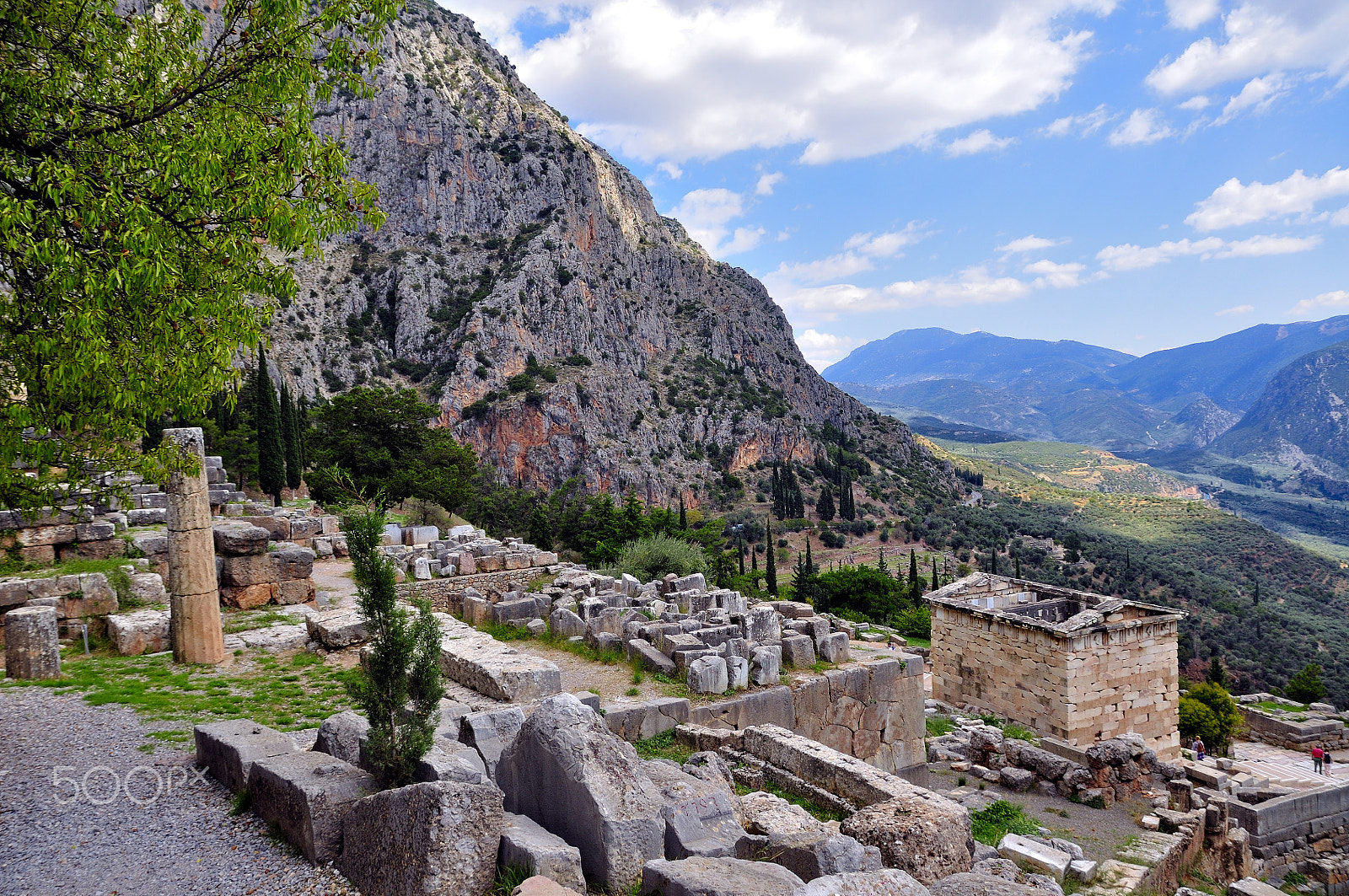 Nikon D90 + Sigma 17-70mm F2.8-4 DC Macro OS HSM sample photo. Delphi ruins in greece photography