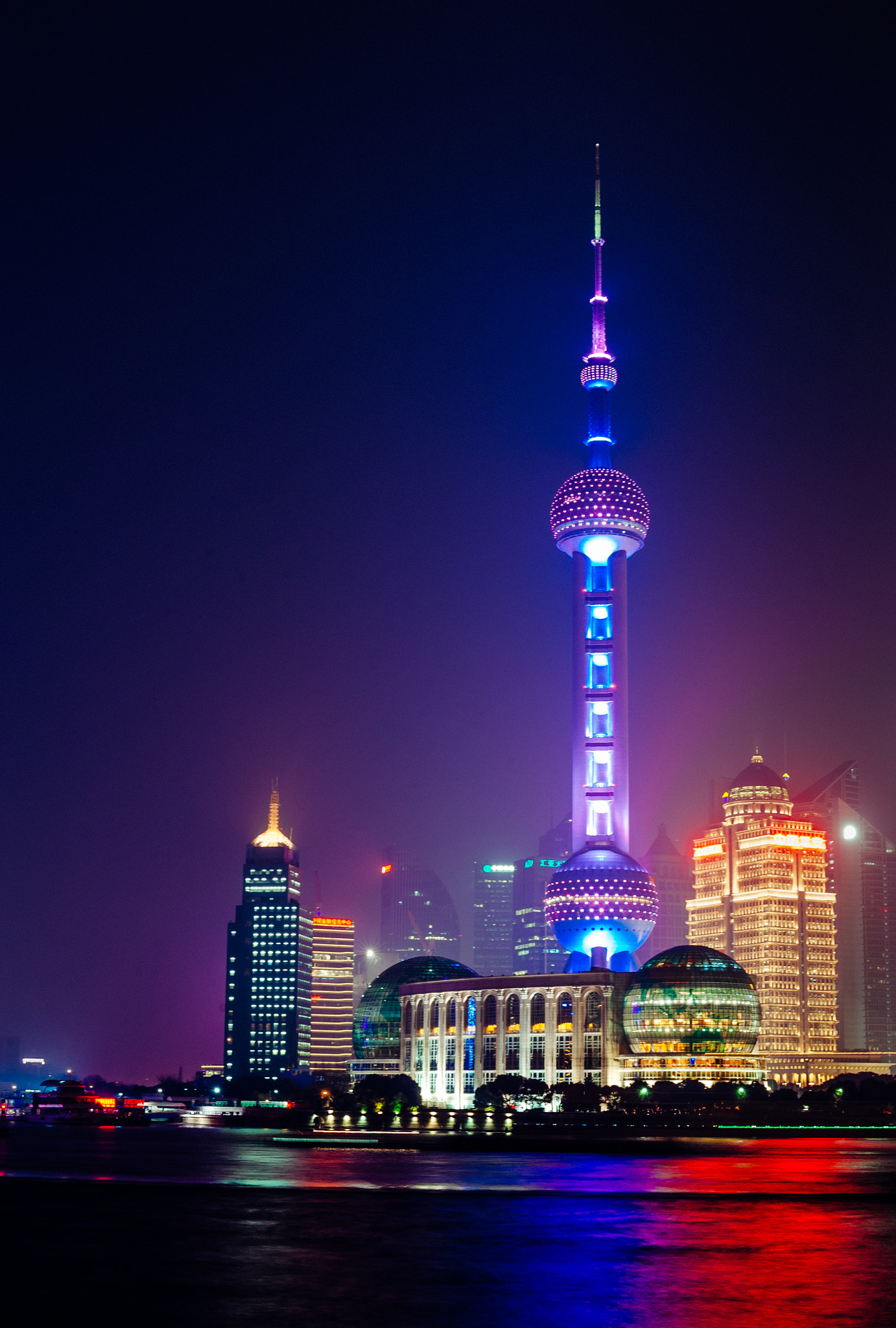 Nikon D700 + Nikon AF-S Nikkor 50mm F1.4G sample photo. Shanghai skyline photography