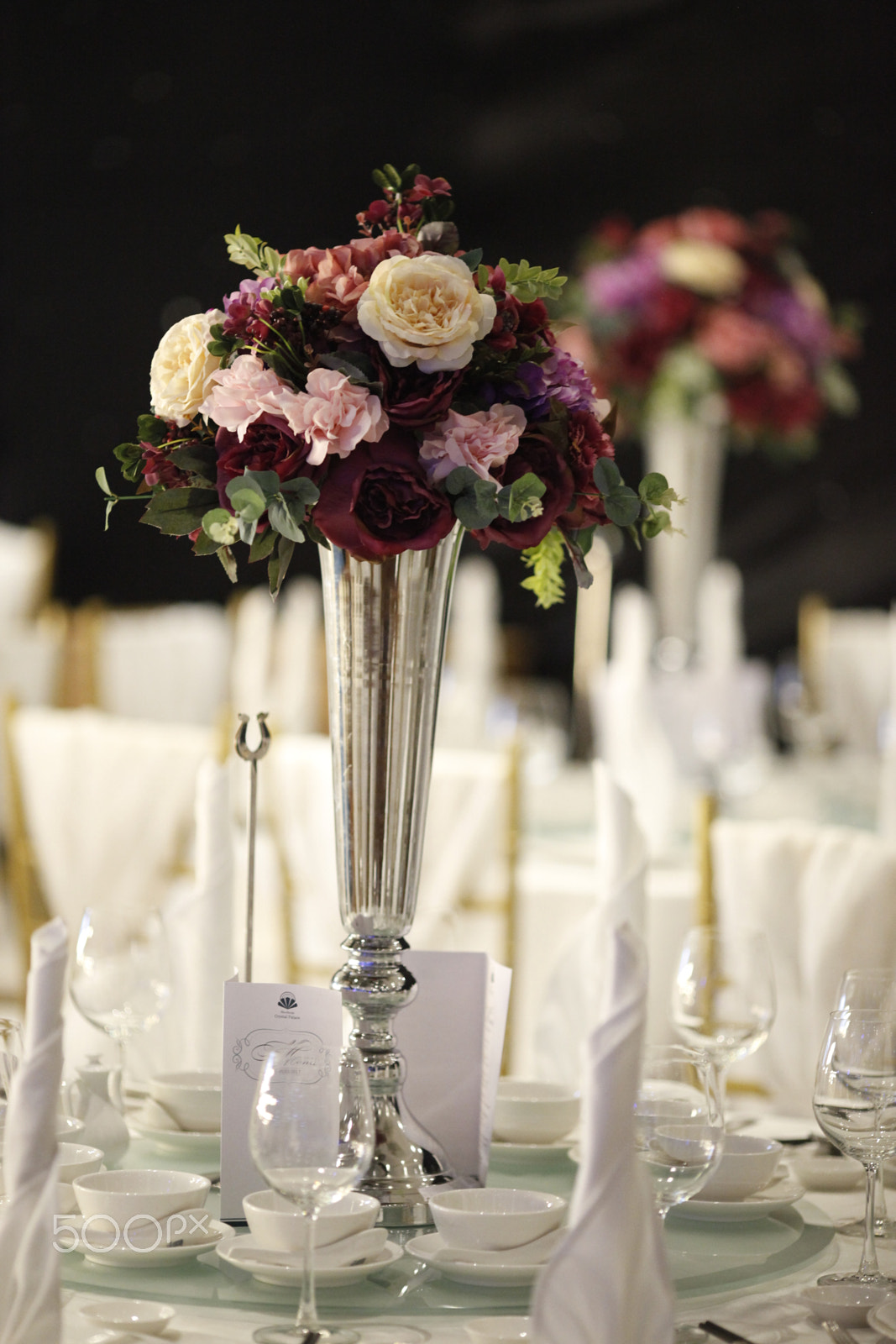 Canon EF 135mm F2L USM sample photo. Wedding event with decoration photography