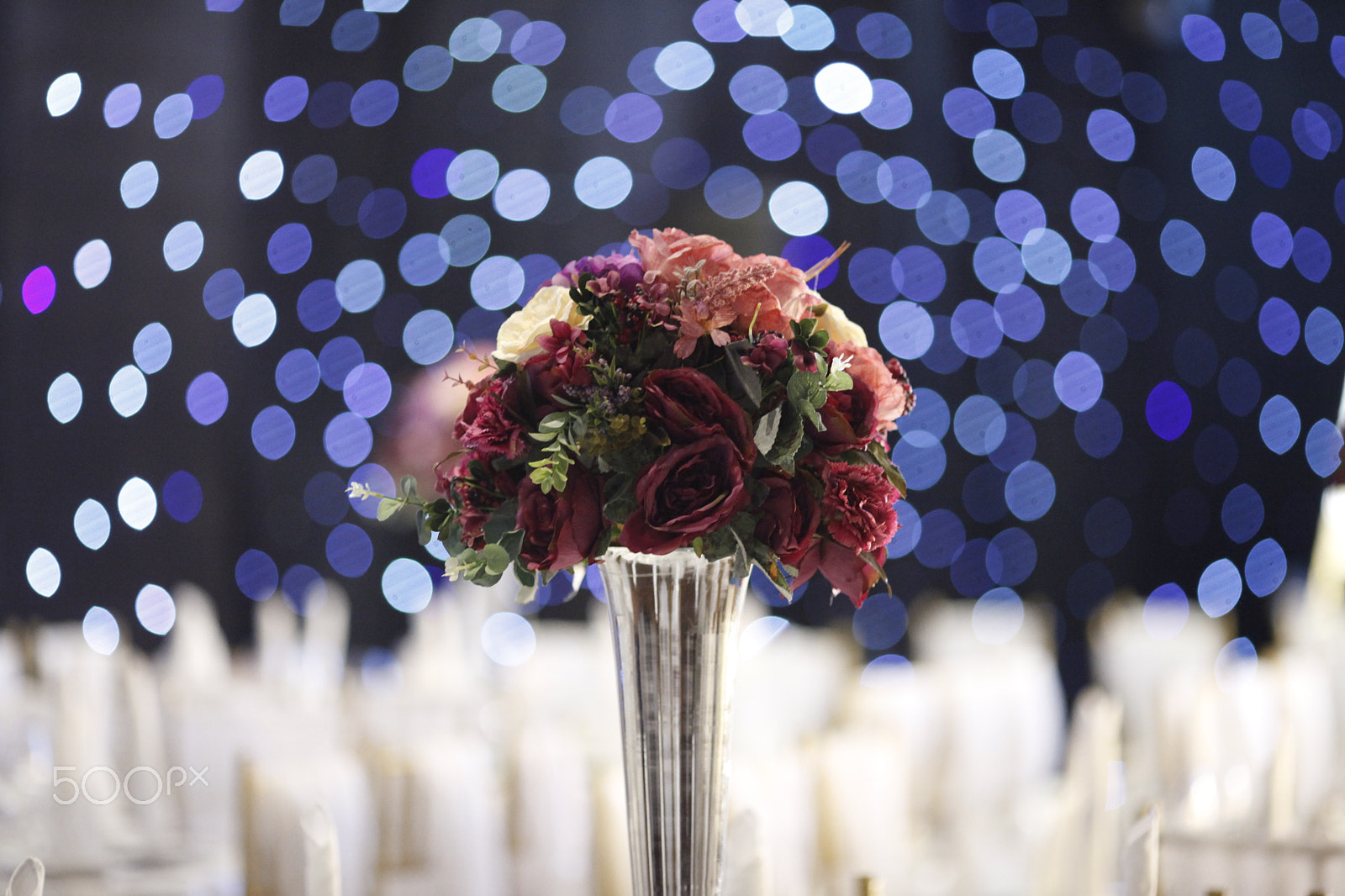 Canon EF 135mm F2L USM sample photo. Wedding event with decoration photography