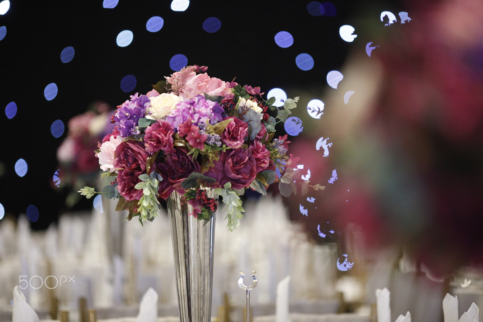 Canon EF 135mm F2L USM sample photo. Wedding event with decoration photography