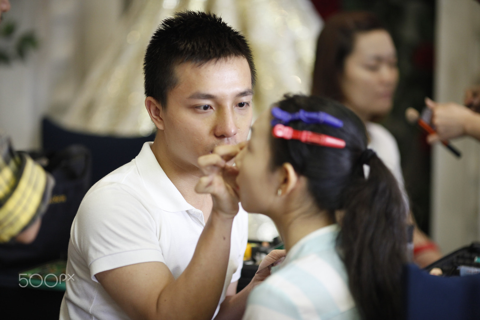 Canon EF 135mm F2L USM sample photo. Wedding event with decoration photography