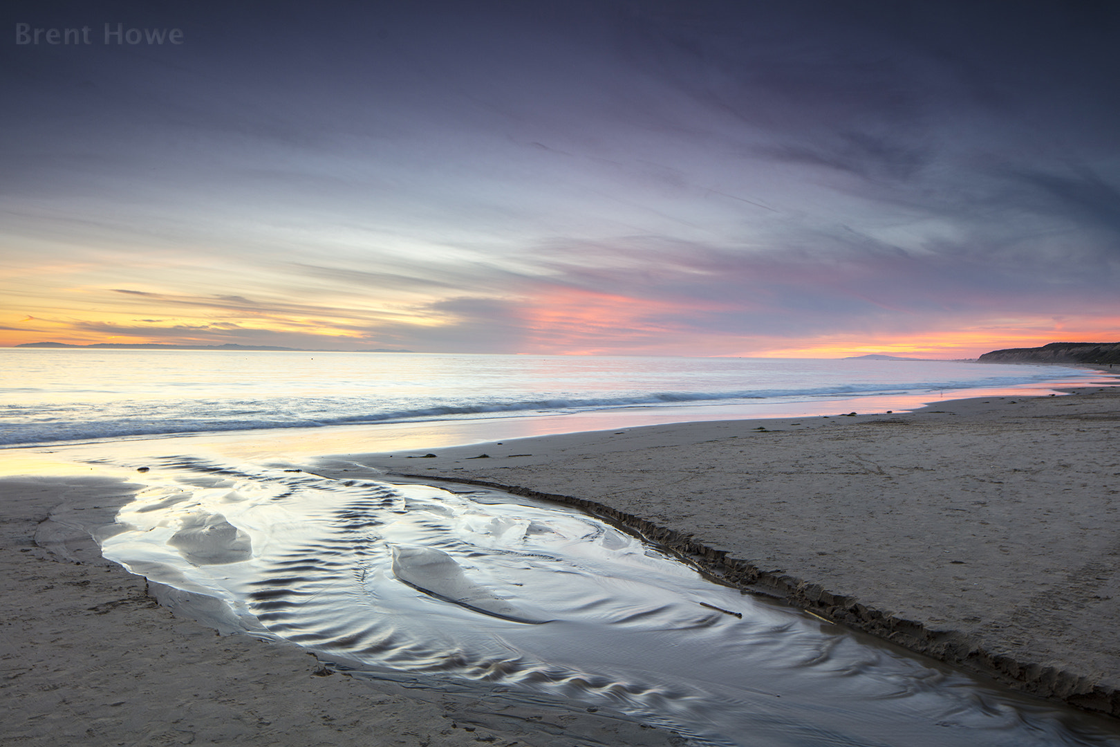 Canon TS-E 24.0mm f/3.5 L II sample photo. Crystal cove water runoff photography