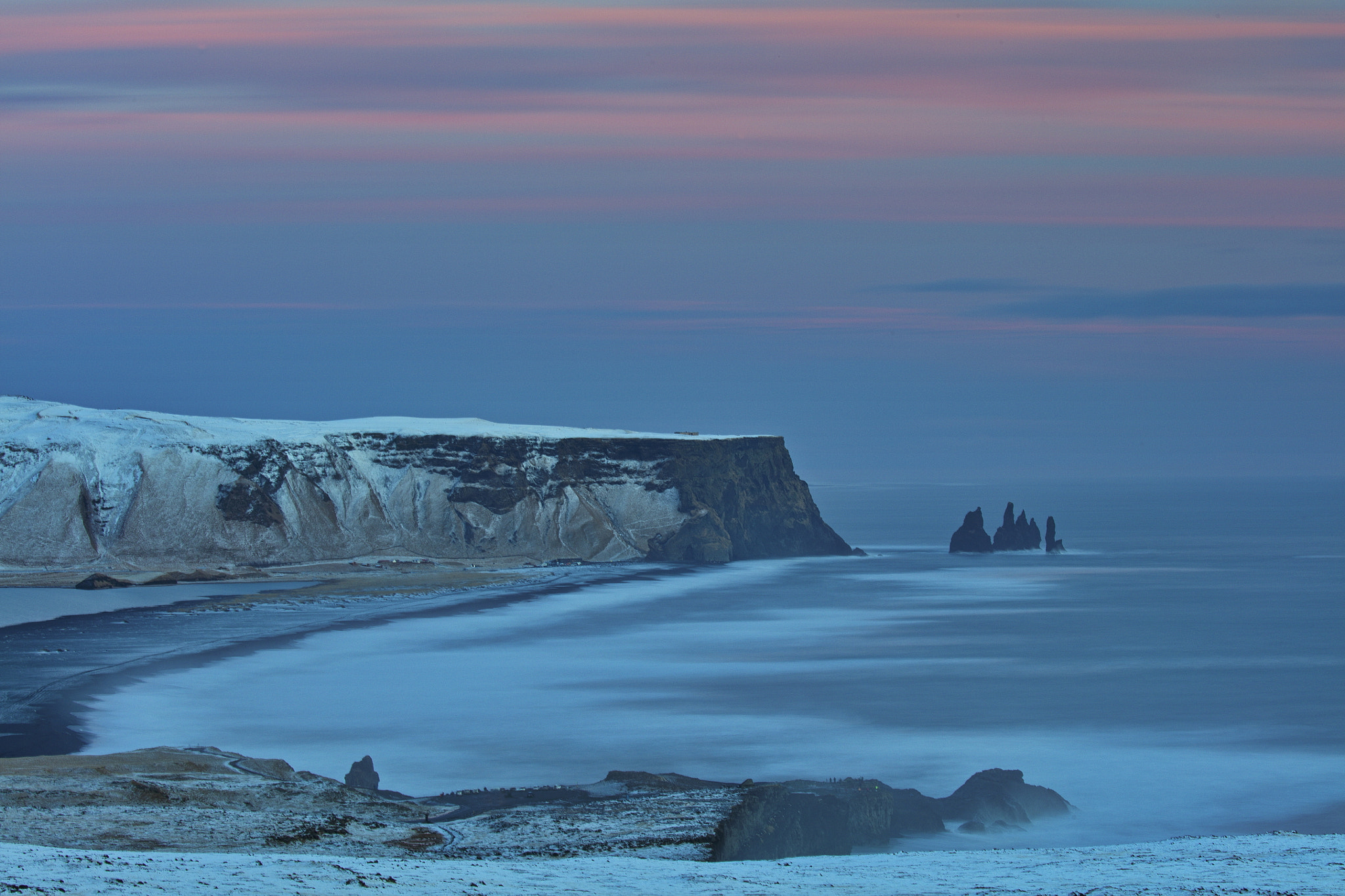 Canon EOS 5DS R sample photo. Sunset at dyrholaey point photography
