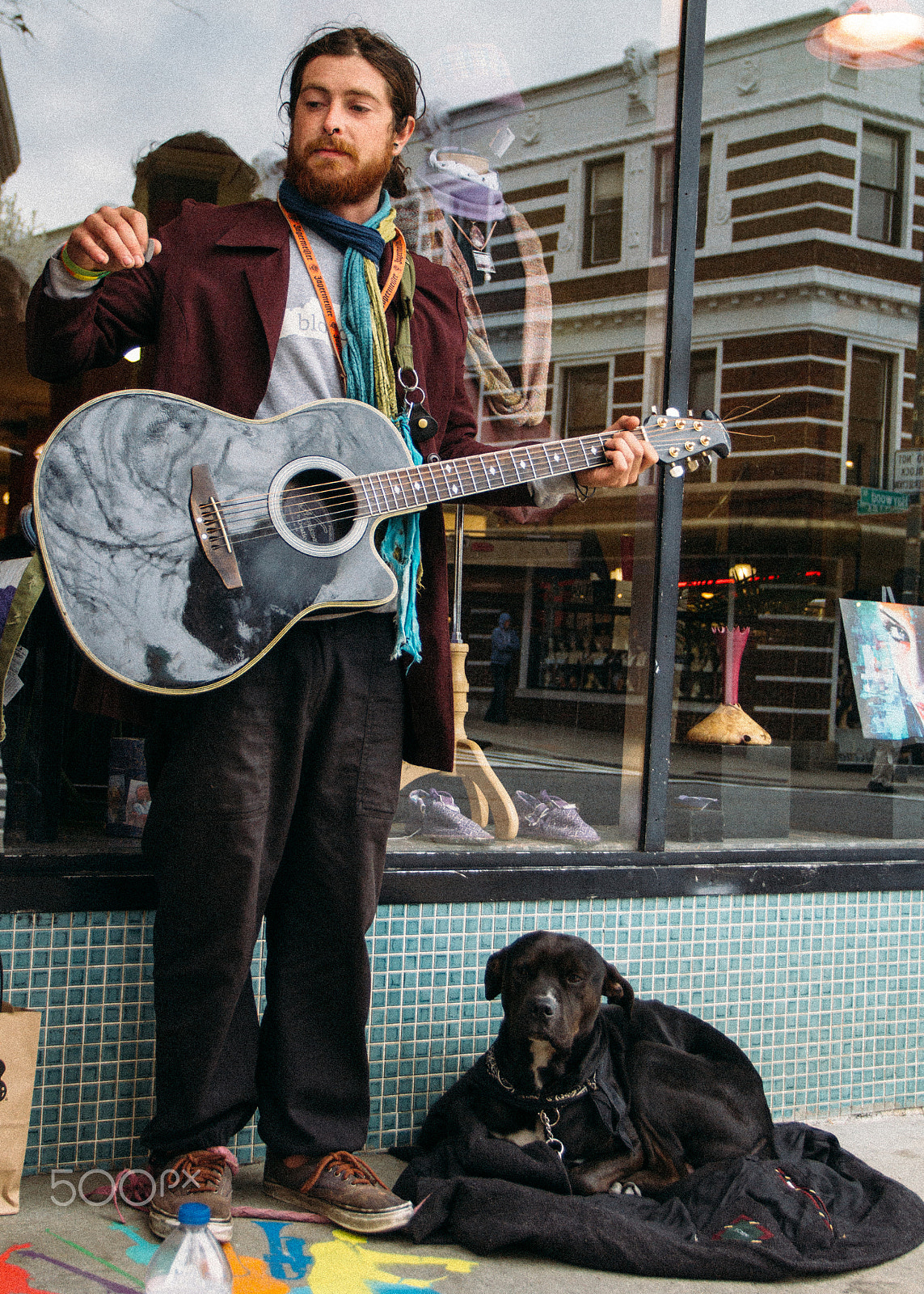 Canon EOS 60D + Canon EF 17-40mm F4L USM sample photo. Busker photography