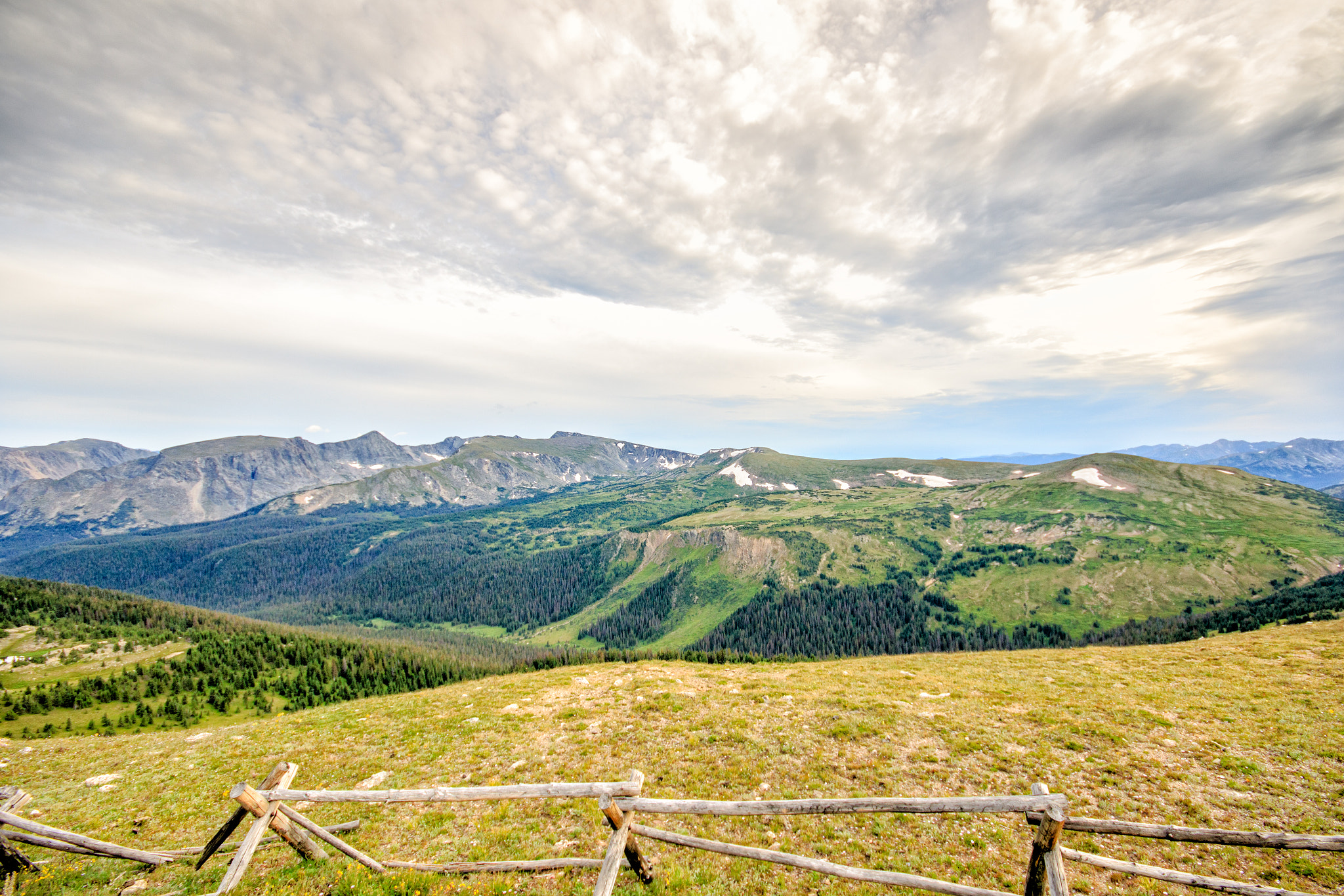 Canon EOS 7D Mark II sample photo. View from alpine pass center on the top of the rocky mountains photography