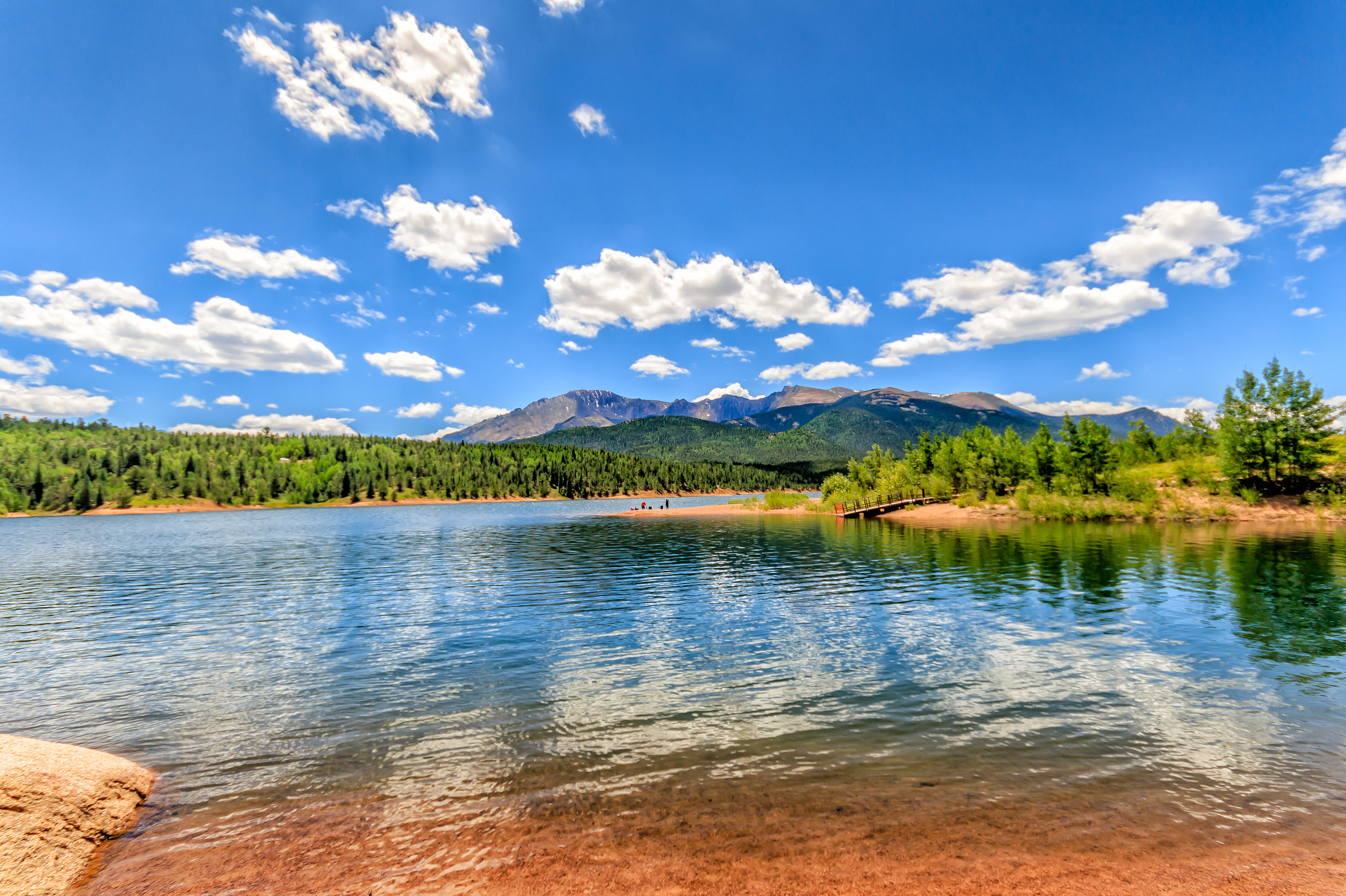 Canon EOS 7D Mark II + Sigma 10-20mm F4-5.6 EX DC HSM sample photo. Crystal creek resevoir along the pikes peak toll road photography