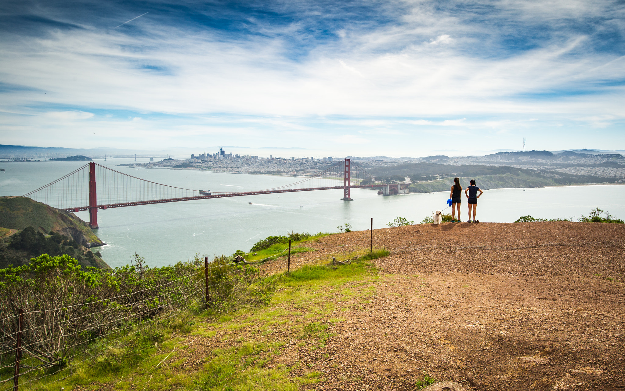 Nikon D3S + Nikon AF-S Nikkor 18-35mm F3.5-4.5G ED sample photo. Golden gate bridge and the city photography