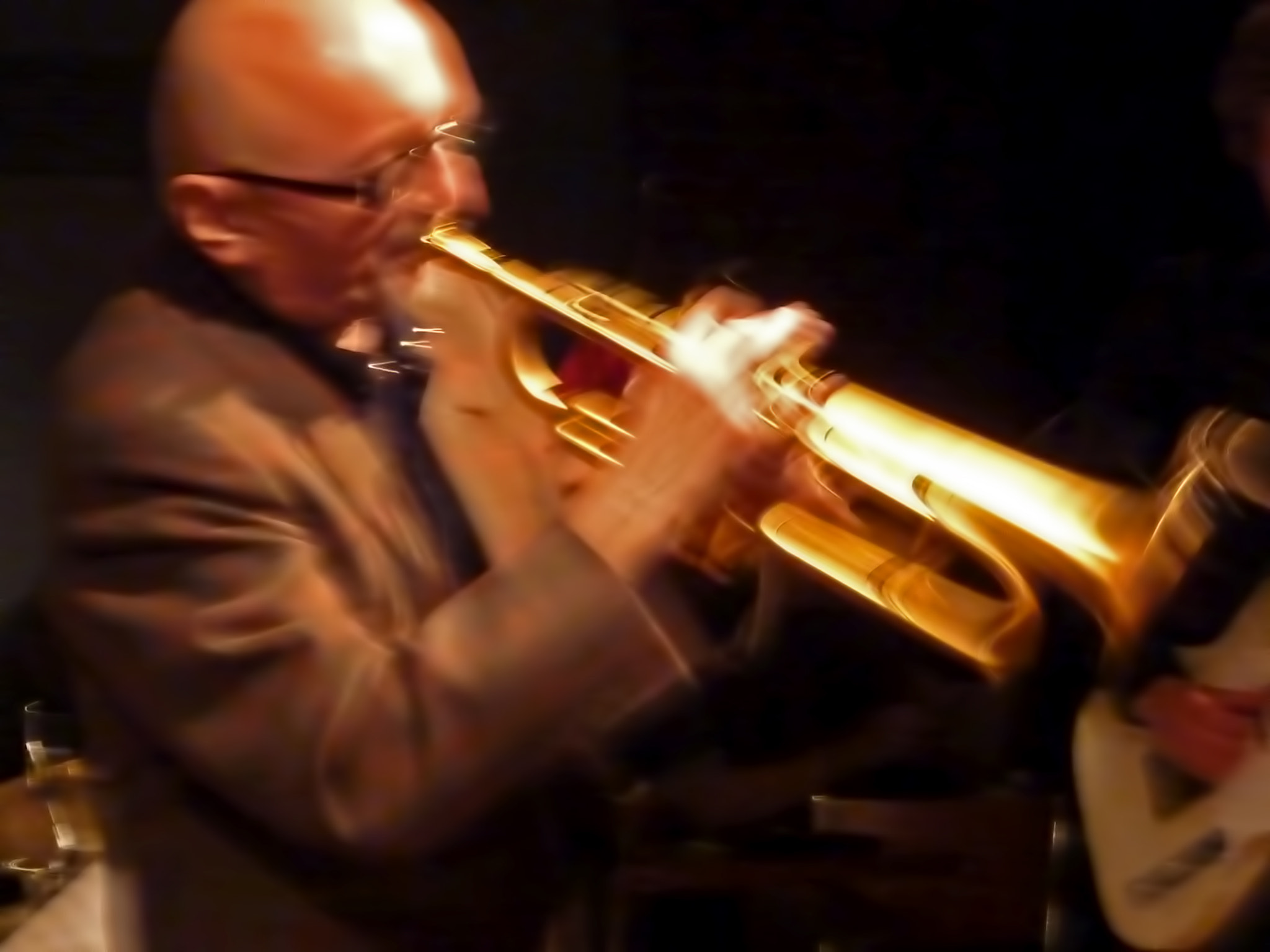 Panasonic DMC-ZS1 sample photo. The great polish trumpeter tomasz stanko performin ... photography