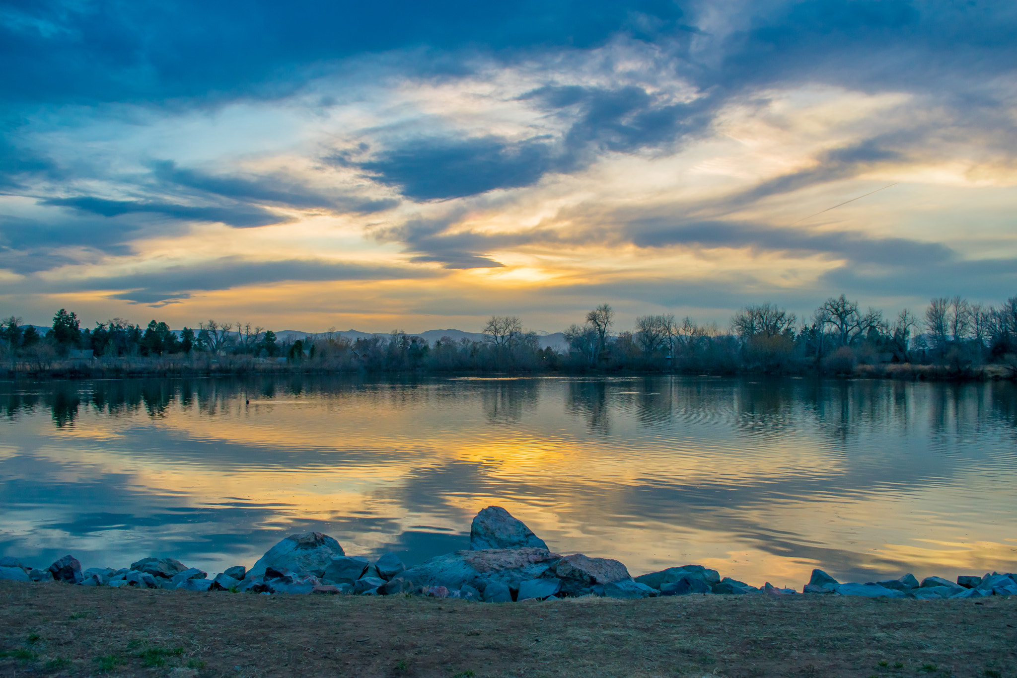 Nikon D3400 sample photo. Ketring lake at sunset photography