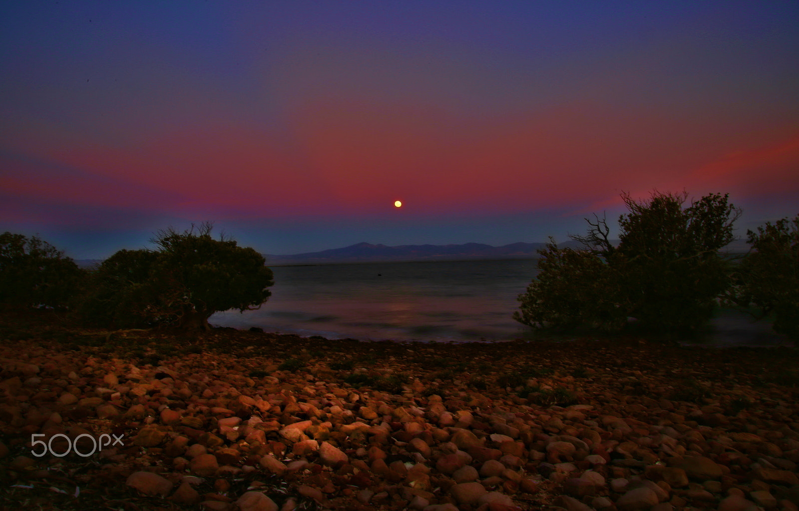 Sigma 24-105mm f/4 DG OS HSM | A sample photo. Moonrise 4 photography
