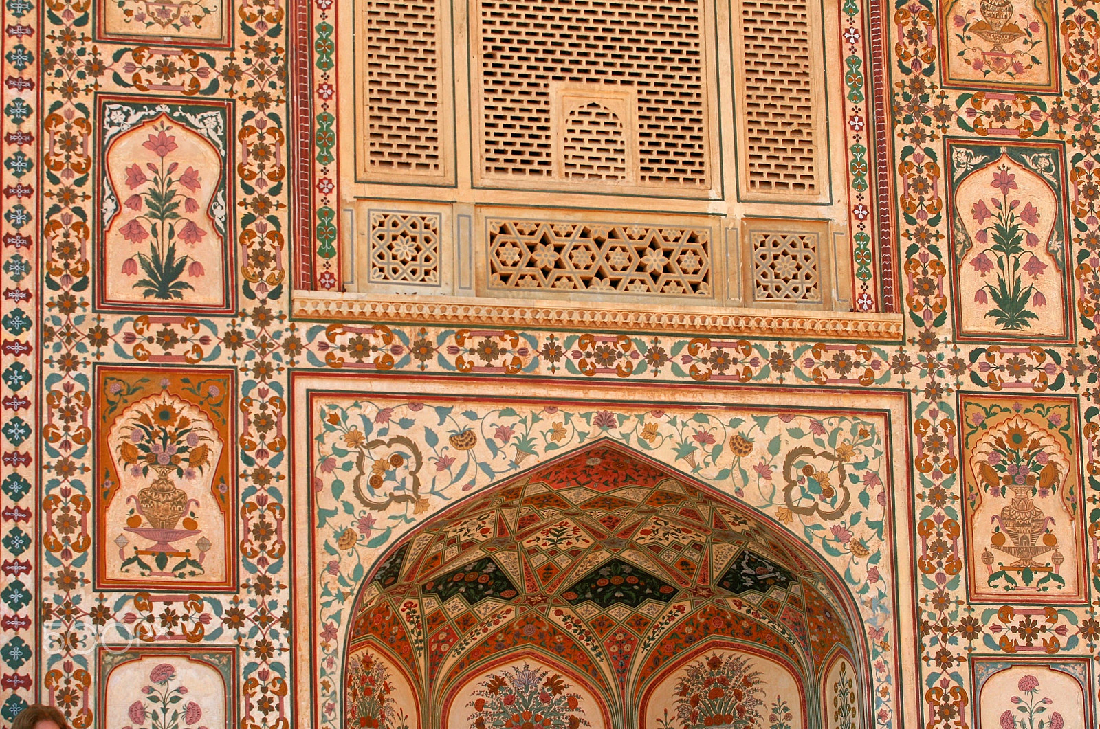 Canon EOS 400D (EOS Digital Rebel XTi / EOS Kiss Digital X) + Canon EF 70-200mm F4L USM sample photo. Amber fort , jaipur , detail photography