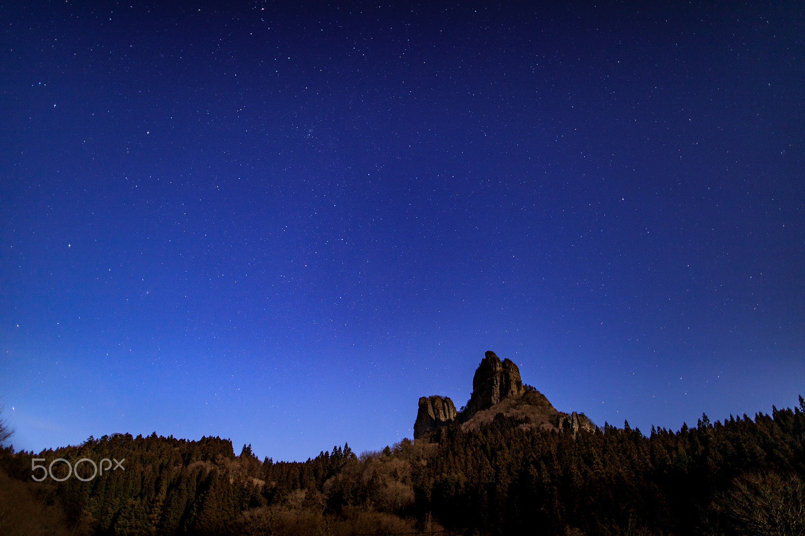 Canon EF 24mm F1.4L II USM sample photo. Night rocky mountain photography