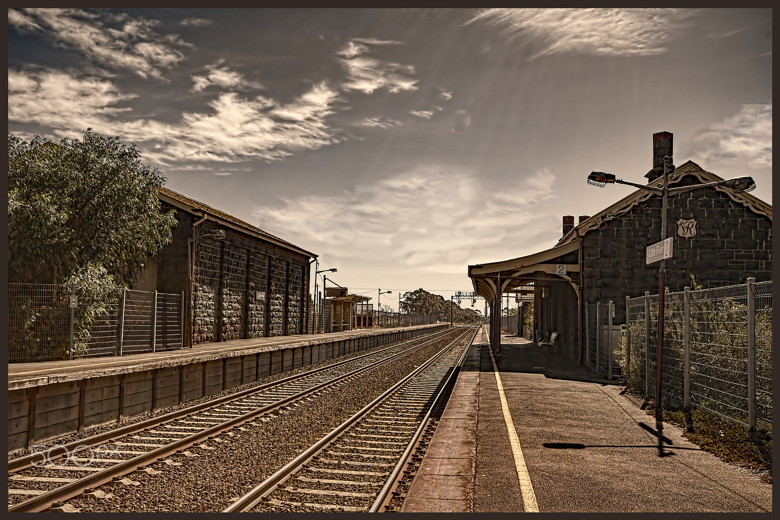 Canon EOS 100D (EOS Rebel SL1 / EOS Kiss X7) + Sigma 10-20mm F4-5.6 EX DC HSM sample photo. Little river train station photography