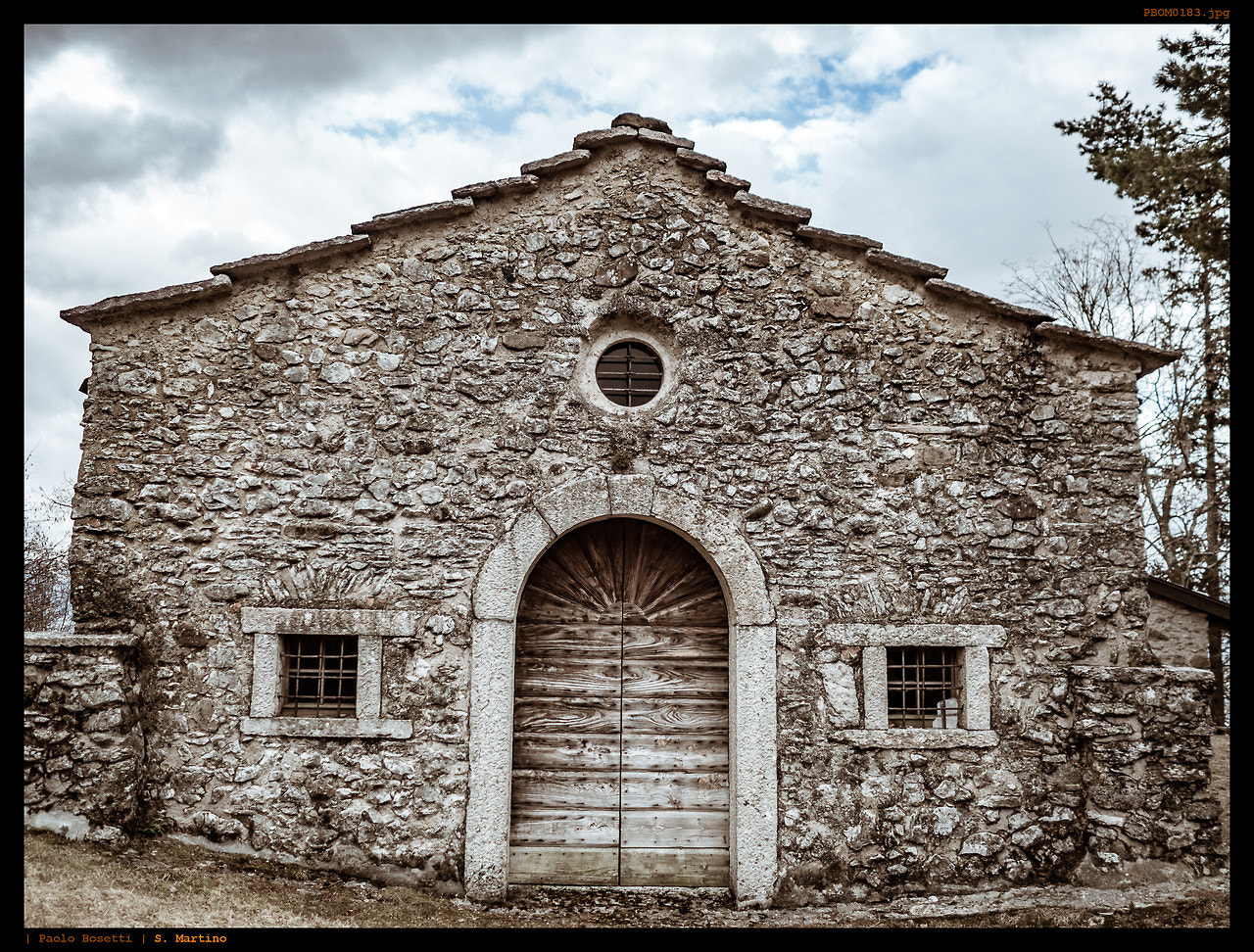 Olympus OM-D E-M5 II + Olympus M.Zuiko Digital 17mm F1.8 sample photo. S. martino

 medieval church (ca. 1200) lost in the woods photography