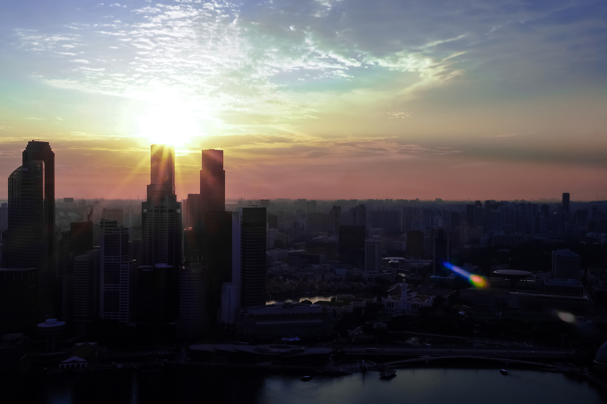 Olympus OM-D E-M10 + Olympus M.Zuiko Digital ED 12-40mm F2.8 Pro sample photo. _ singapore skyline photography