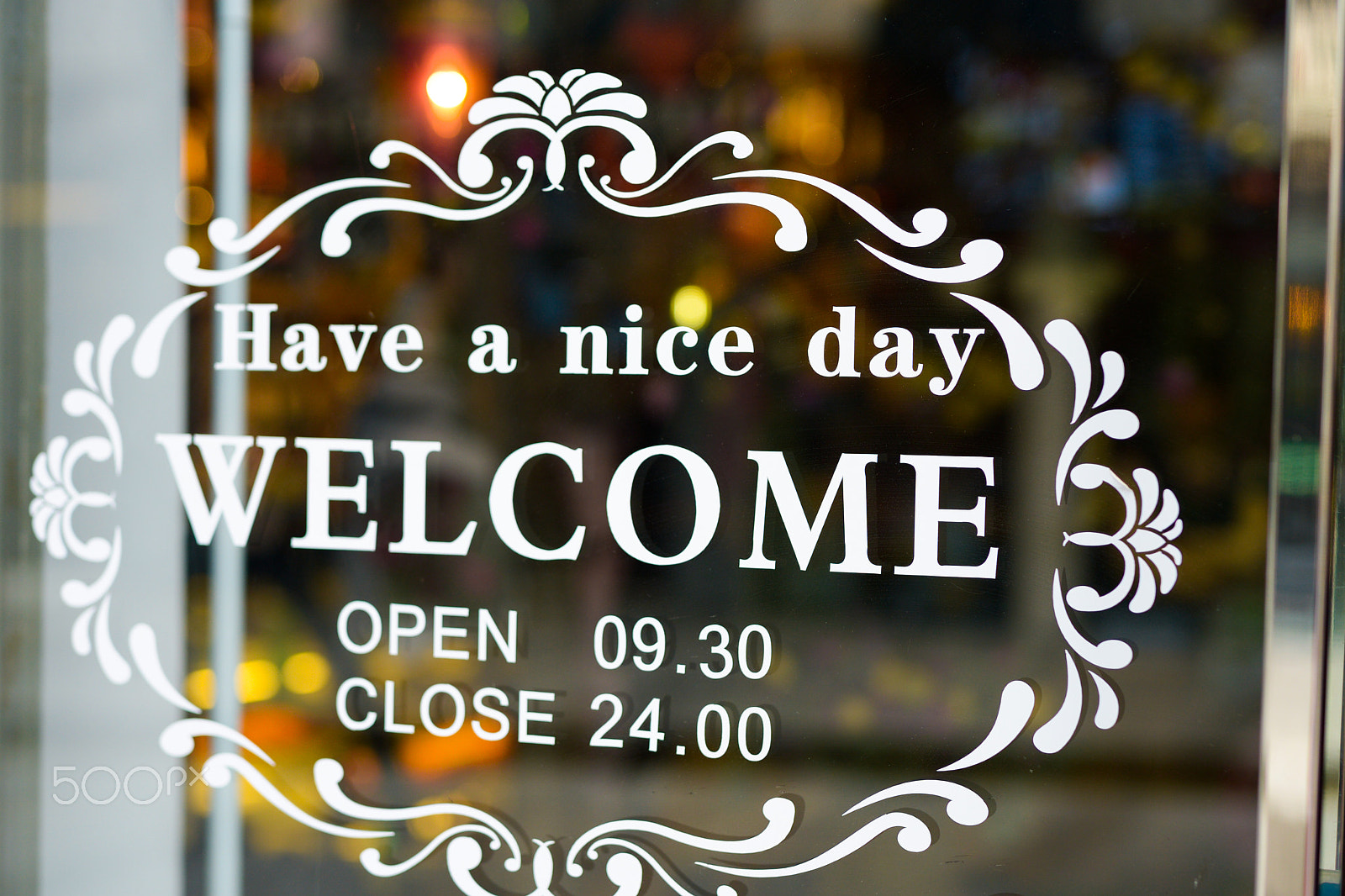 Nikon Df + Sigma 50mm F1.4 DG HSM Art sample photo. Store welcome sign photography