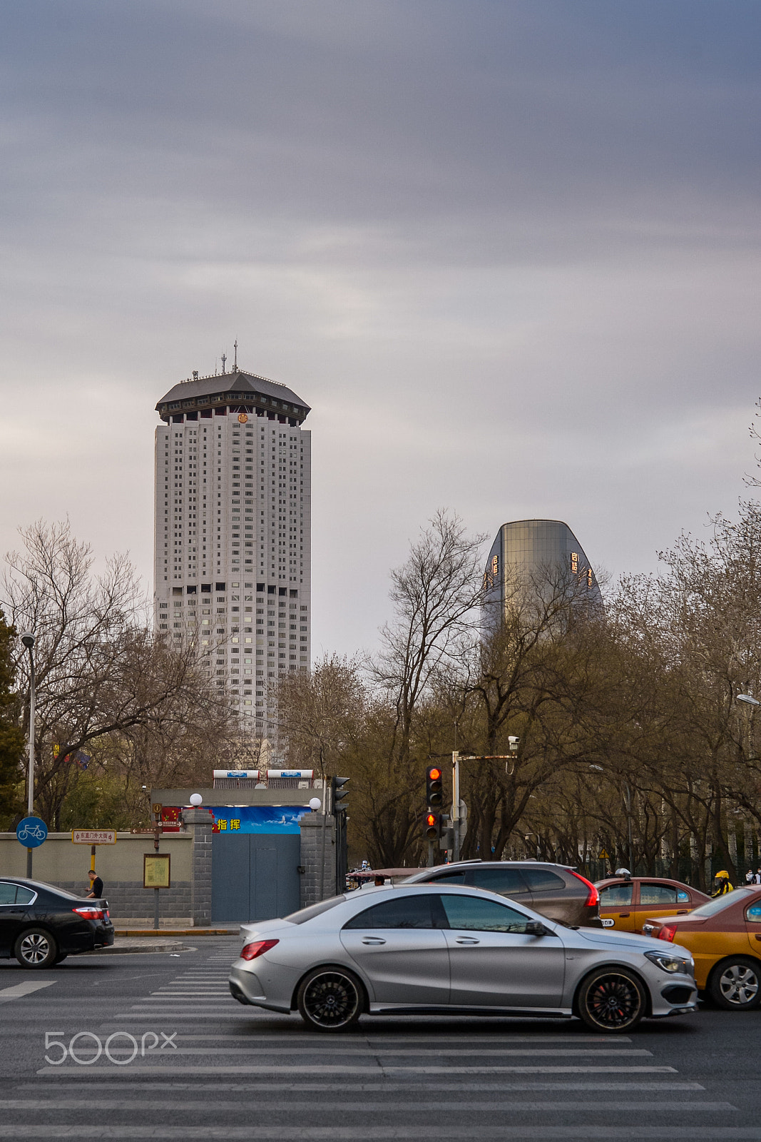 Nikon Df + Sigma 50mm F1.4 DG HSM Art sample photo. Beijing's traffic on the road photography