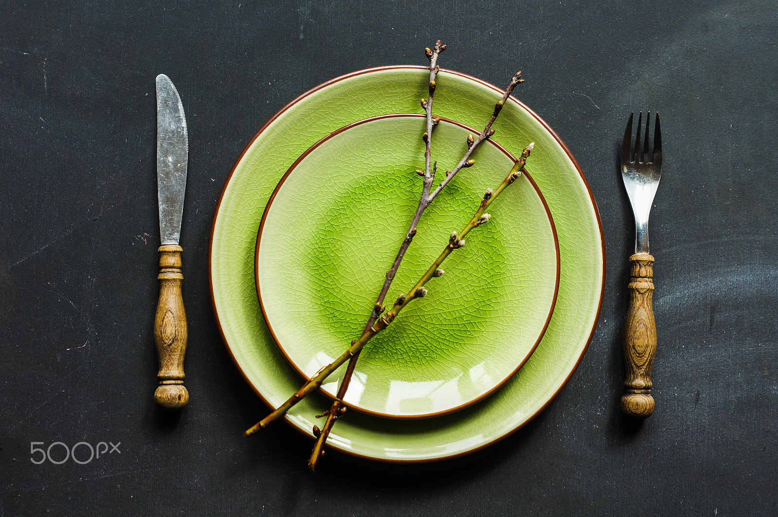 Sony SLT-A55 (SLT-A55V) + Sony DT 50mm F1.8 SAM sample photo. Festive easter table setting photography