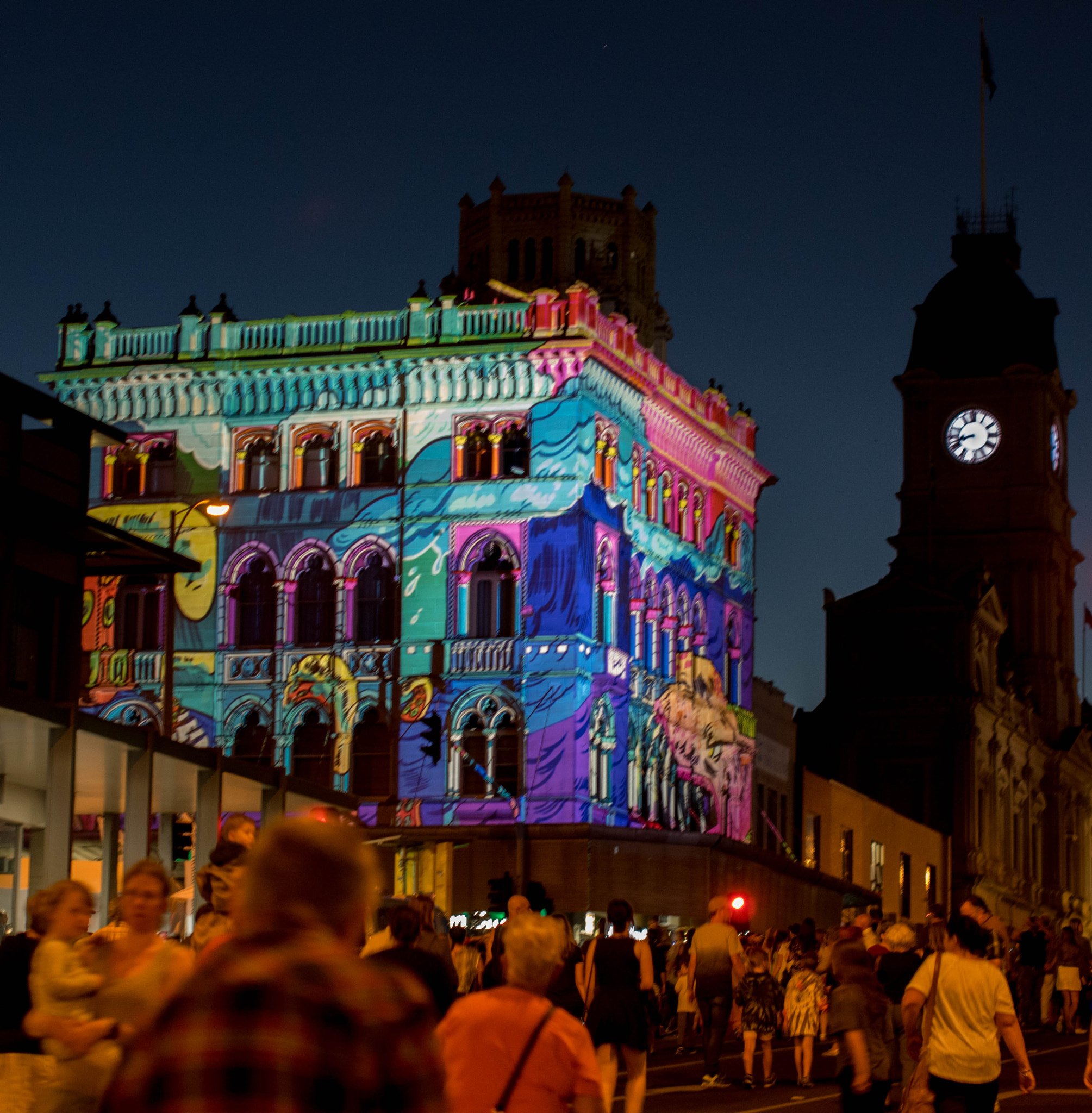 Pentax K-3 II + Sigma 50mm F1.4 EX DG HSM sample photo. Ballarat white night festival photography