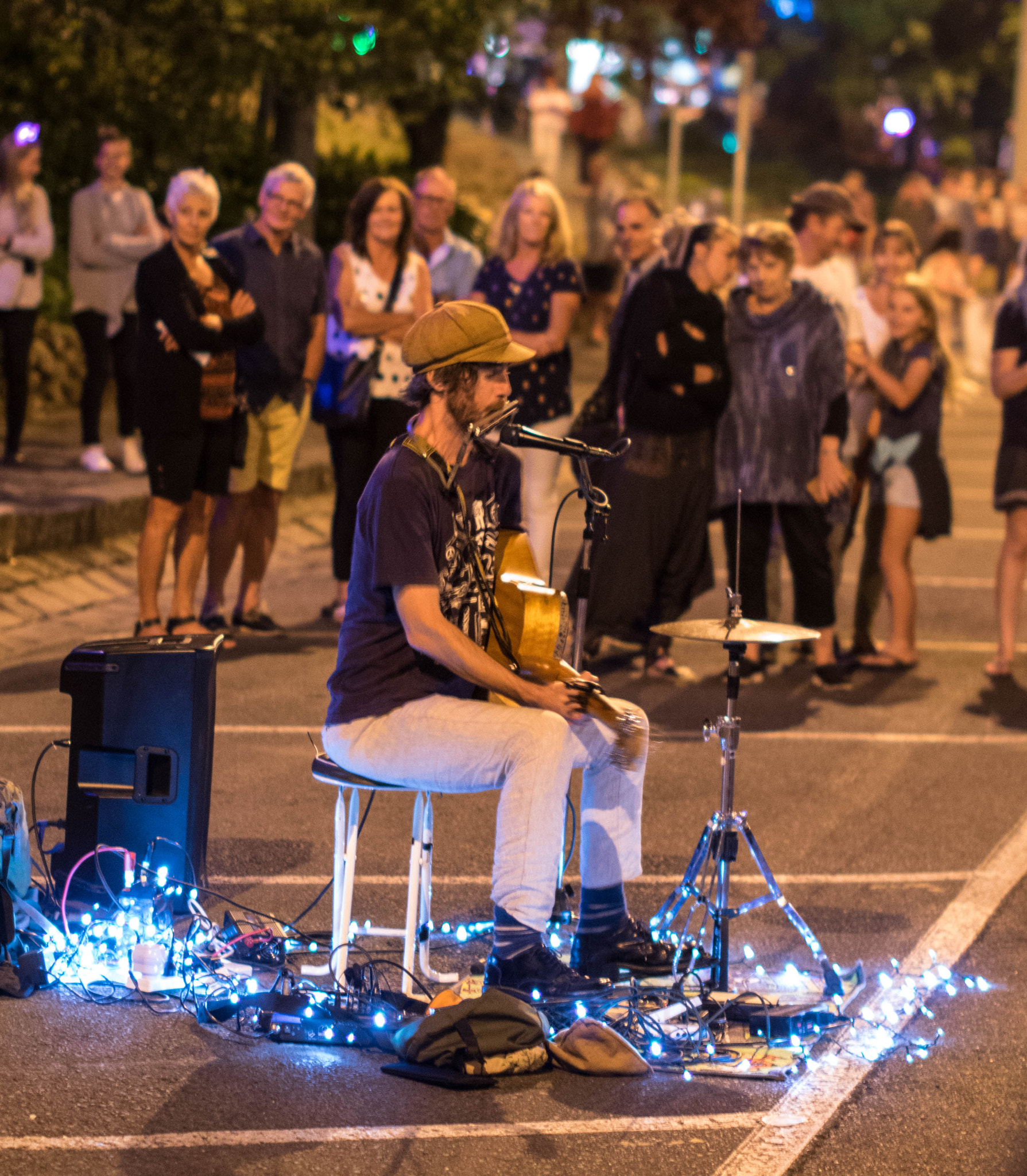 Pentax K-3 II sample photo. Ballarat white night festival photography