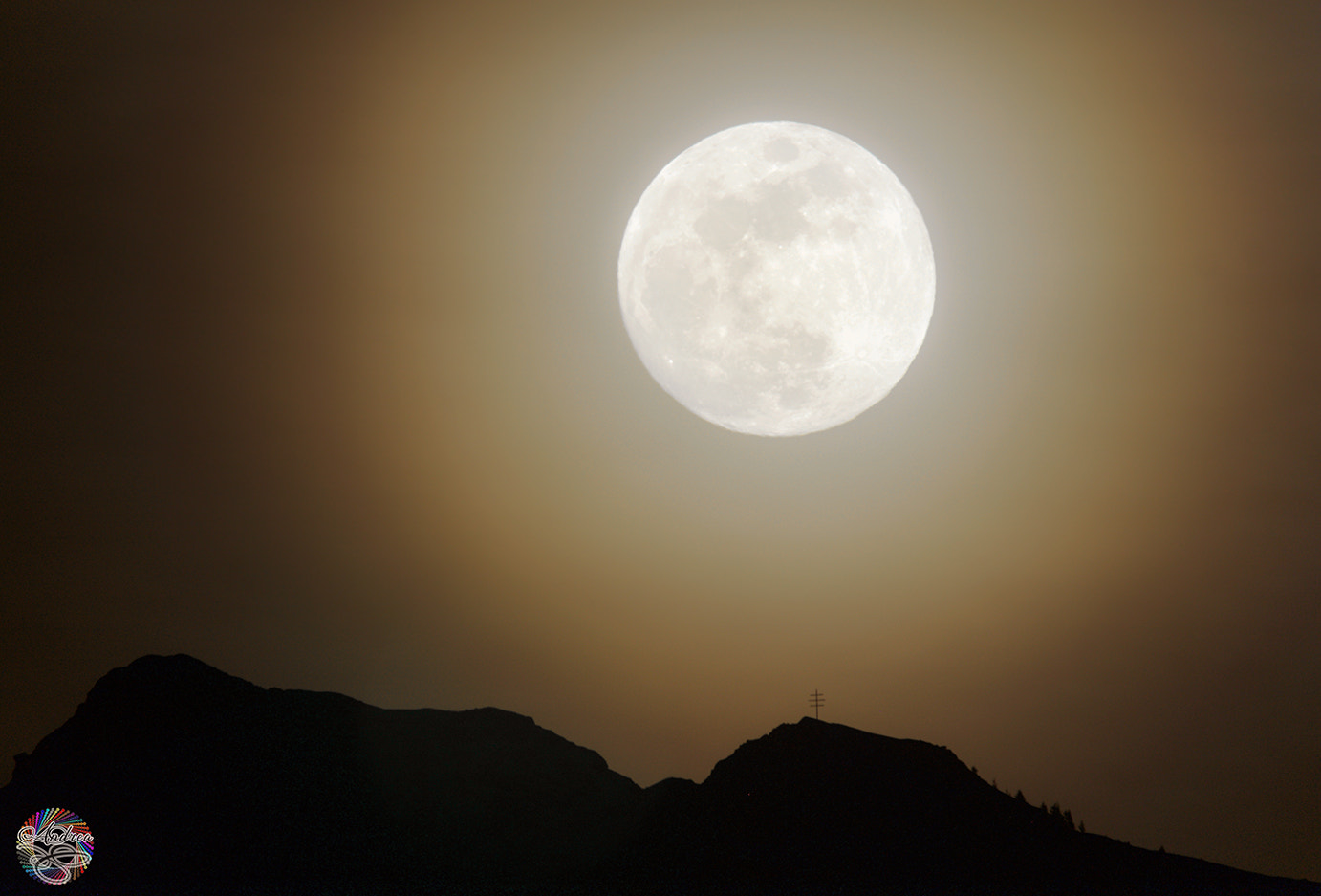 Sigma 150mm f/2.8 EX DG OS HSM APO Macro sample photo. Minimal full moon. photography