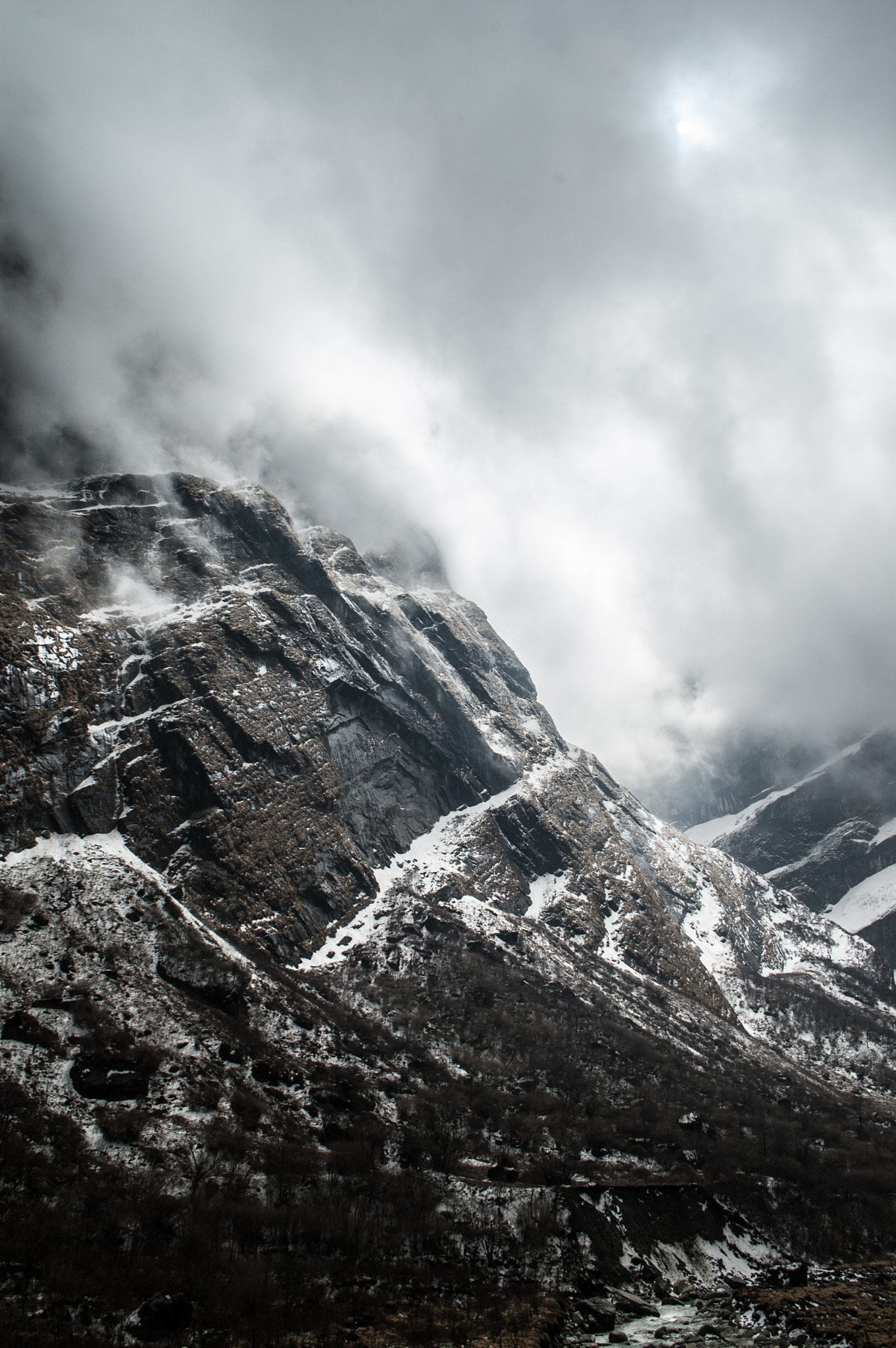 Nikon D40 sample photo. Annapurna base camp trek photography