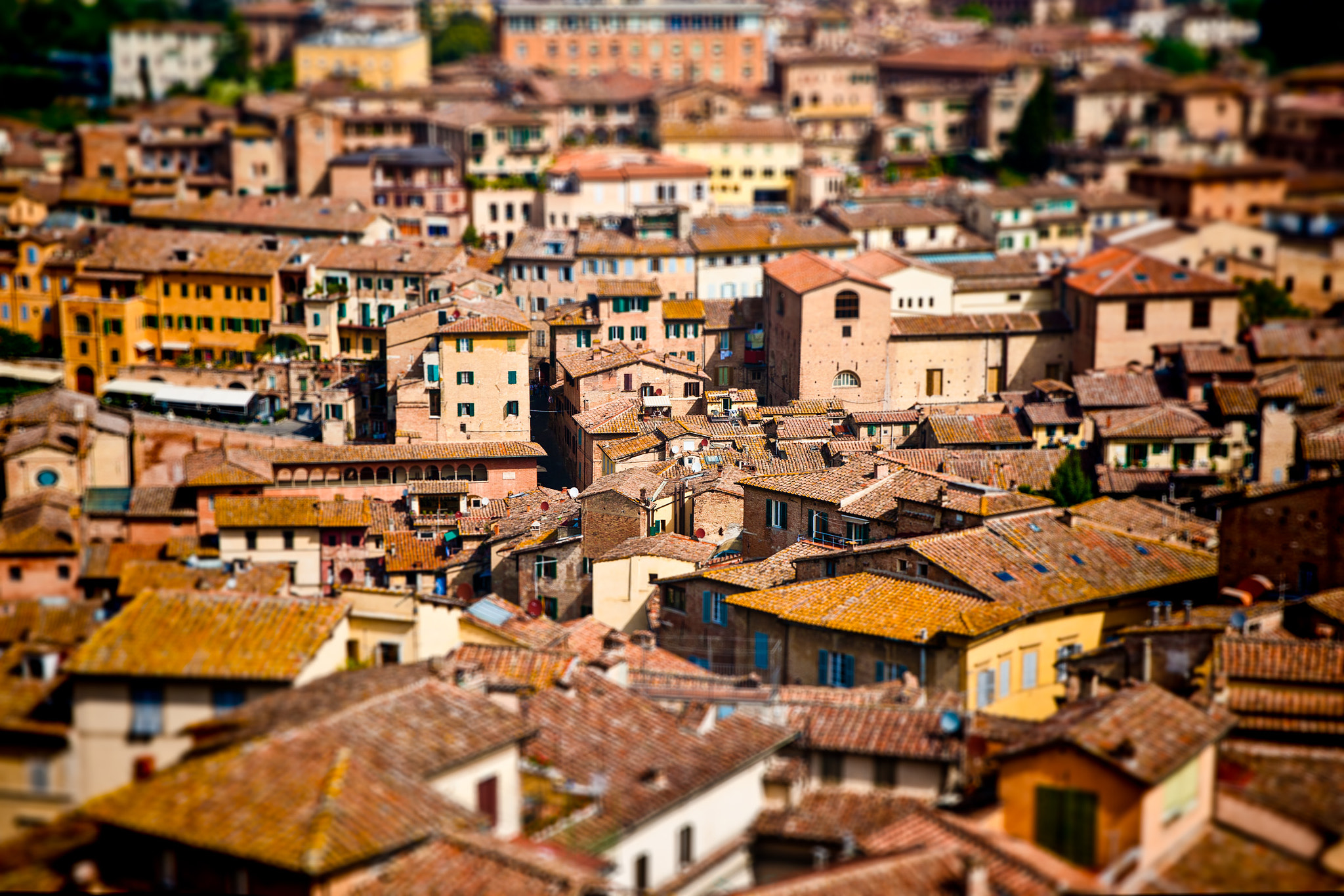 Sony Alpha DSLR-A900 sample photo. Siena miniature photography