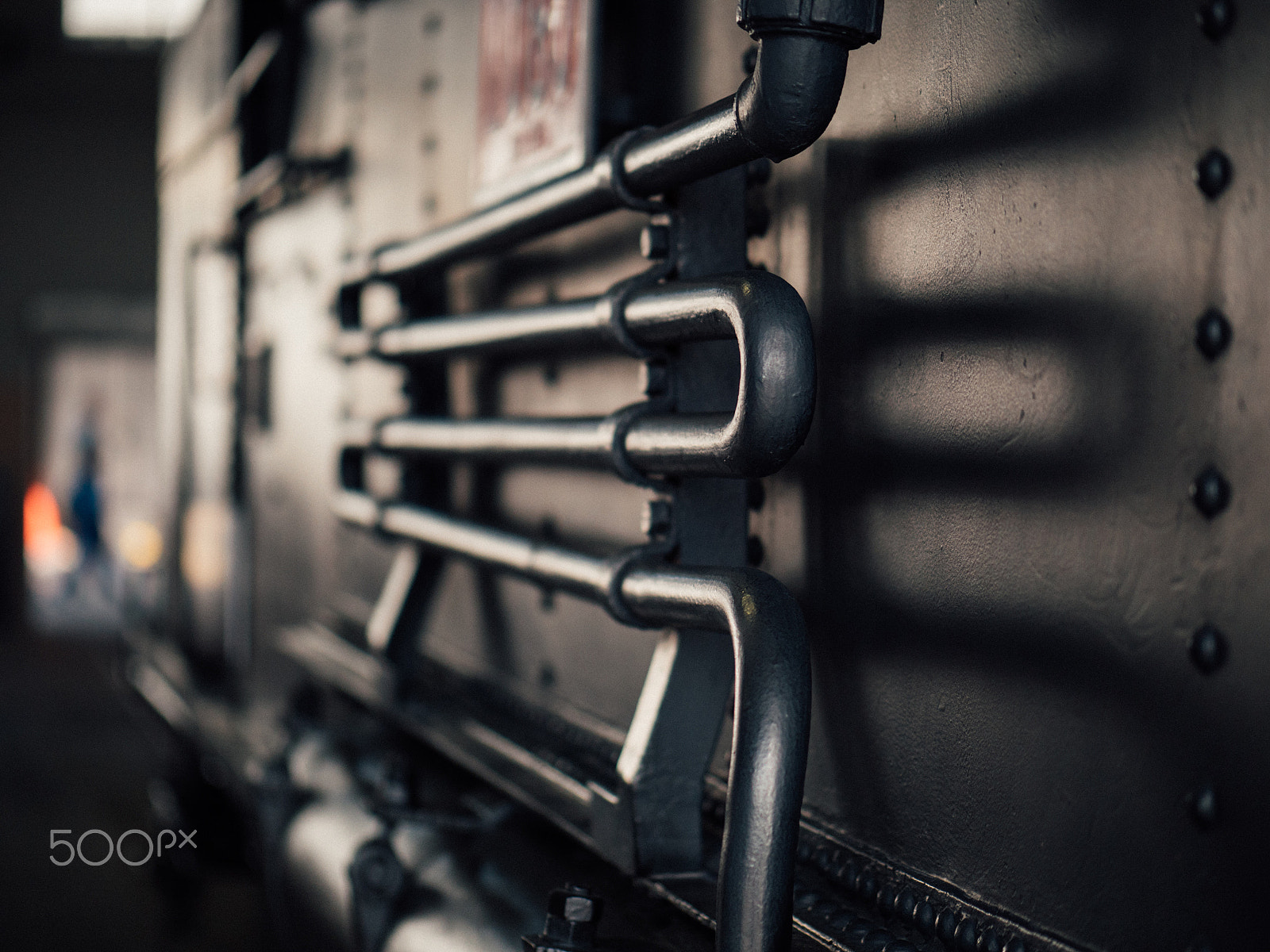Panasonic Leica DG Nocticron 42.5mm F1.2 ASPH OIS sample photo. Steam engine photography