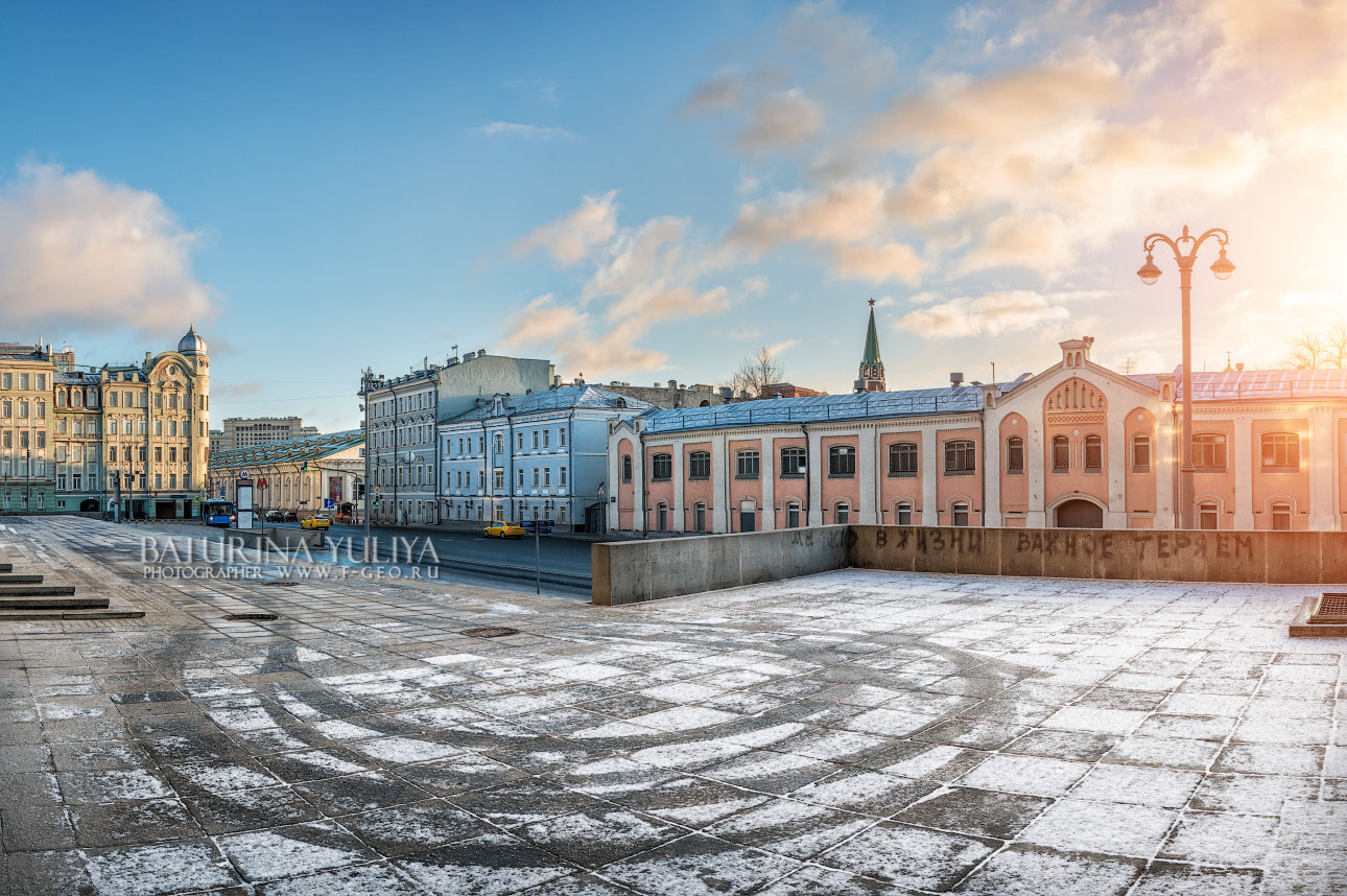 Nikon D800 sample photo. Buildings on mokhovaya street in moscow photography