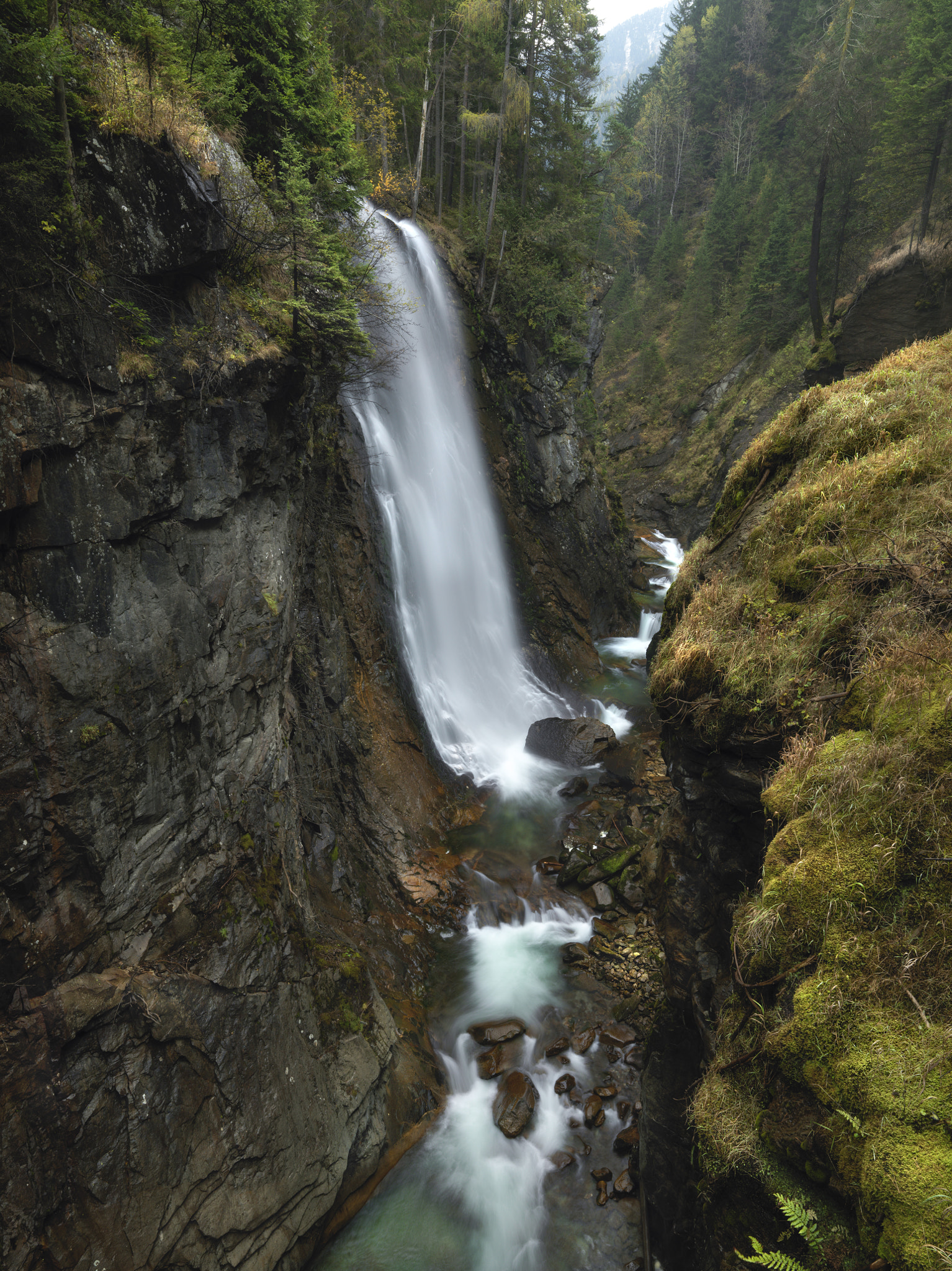 HCD 28 sample photo. Waterfall, cascate di riva, dobbiaco, italy photography