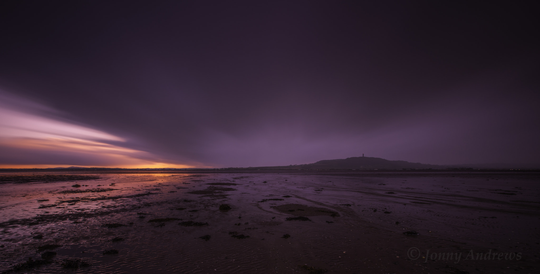 Nikon D7200 sample photo. Scrabo sunset photography
