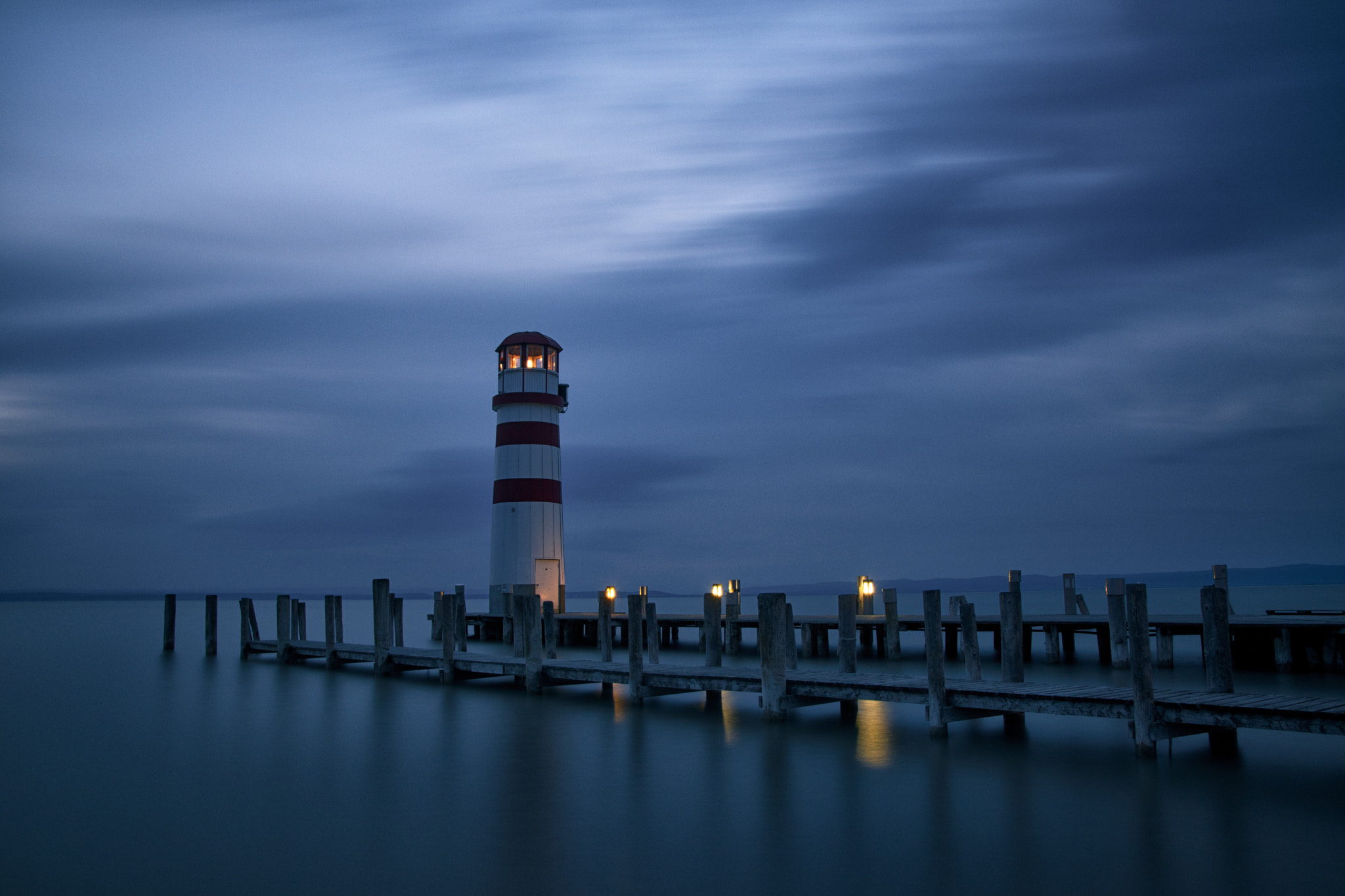 Sigma 17-50mm F2.8 EX DC OS HSM sample photo. Lighthouse at night photography