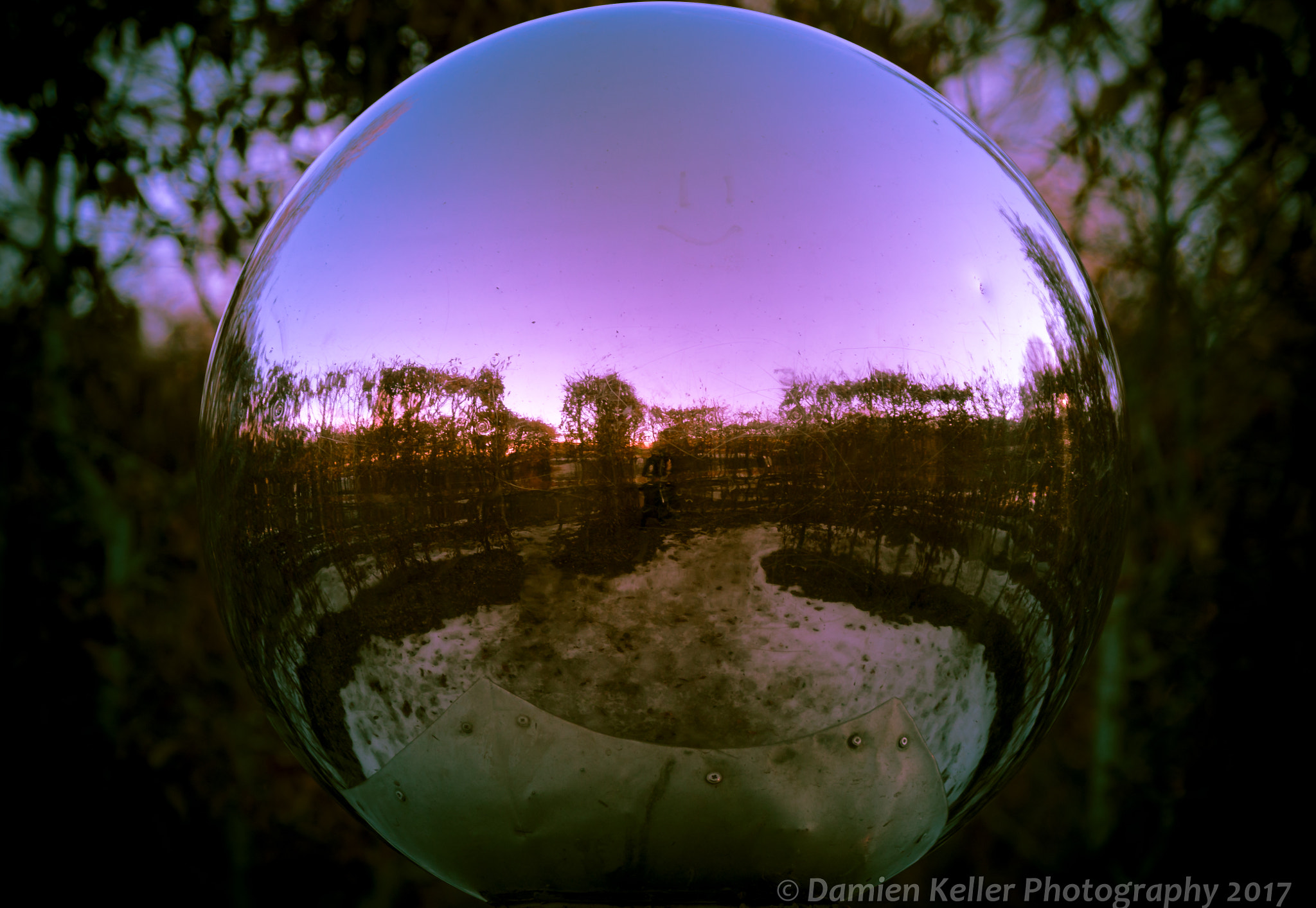 Pentax K-500 sample photo. Mirror ball.. Örebro, sweden. photography