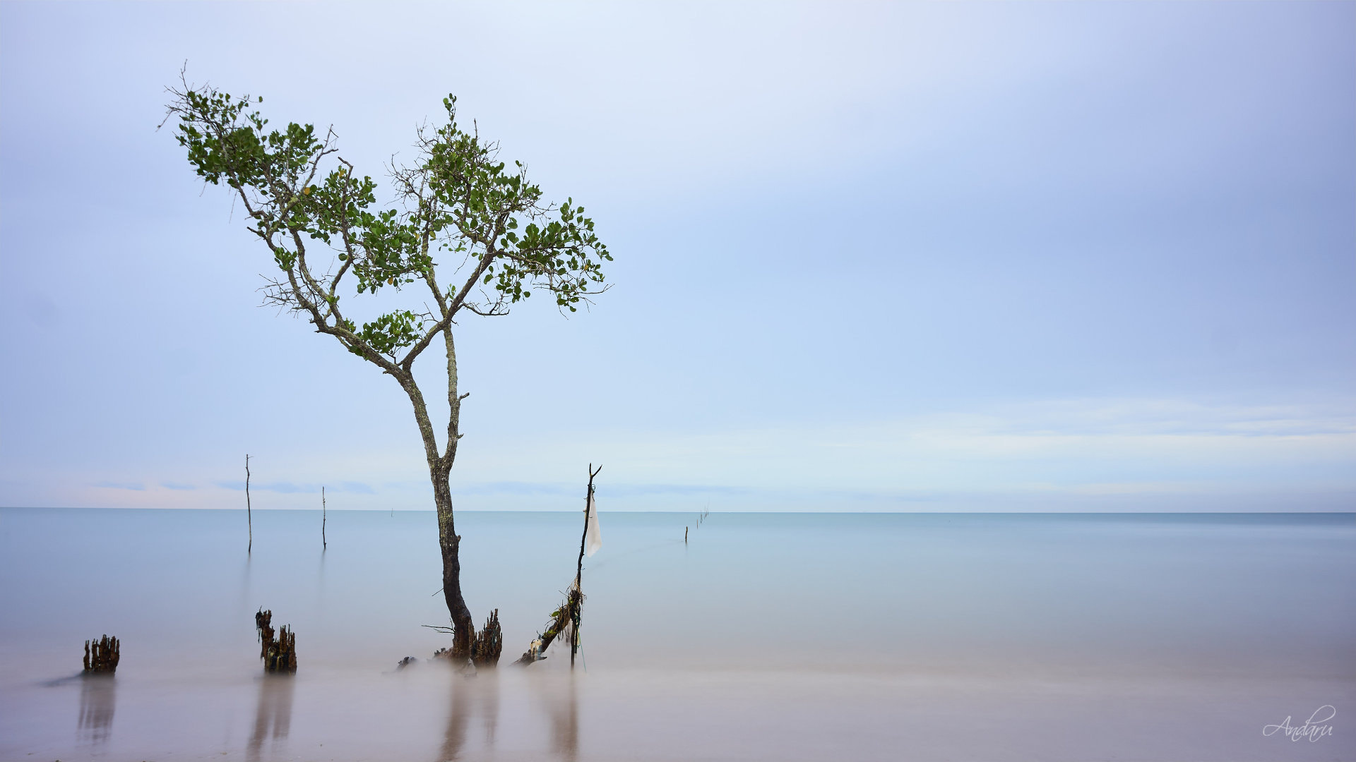 Sony Alpha NEX-5T sample photo. Soft sea photography