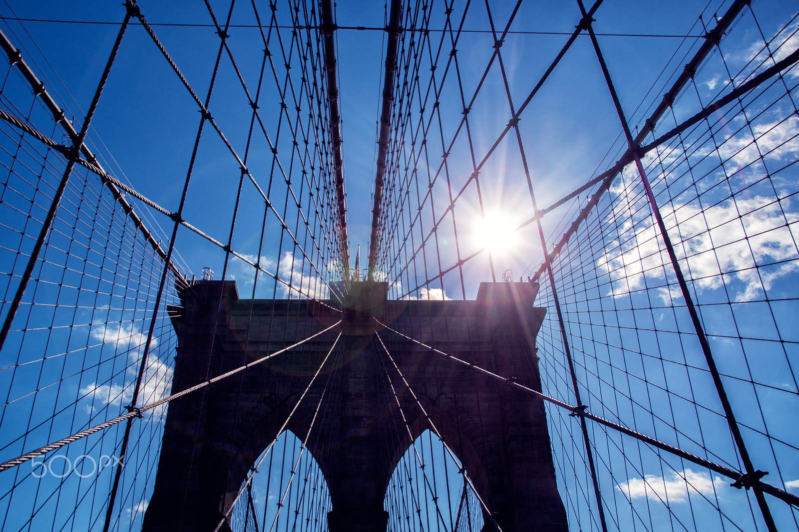 Sigma DC 18-125mm F4-5,6 D sample photo. Brooklyn bridge photography