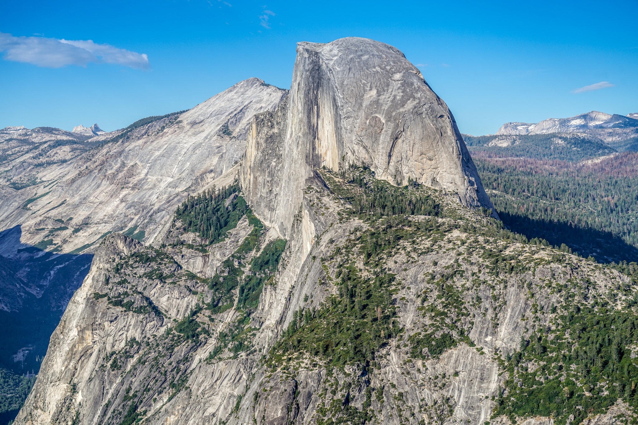 Sony a7R II + Sony FE 70-300mm F4.5-5.6 G OSS sample photo. Glacier point photography