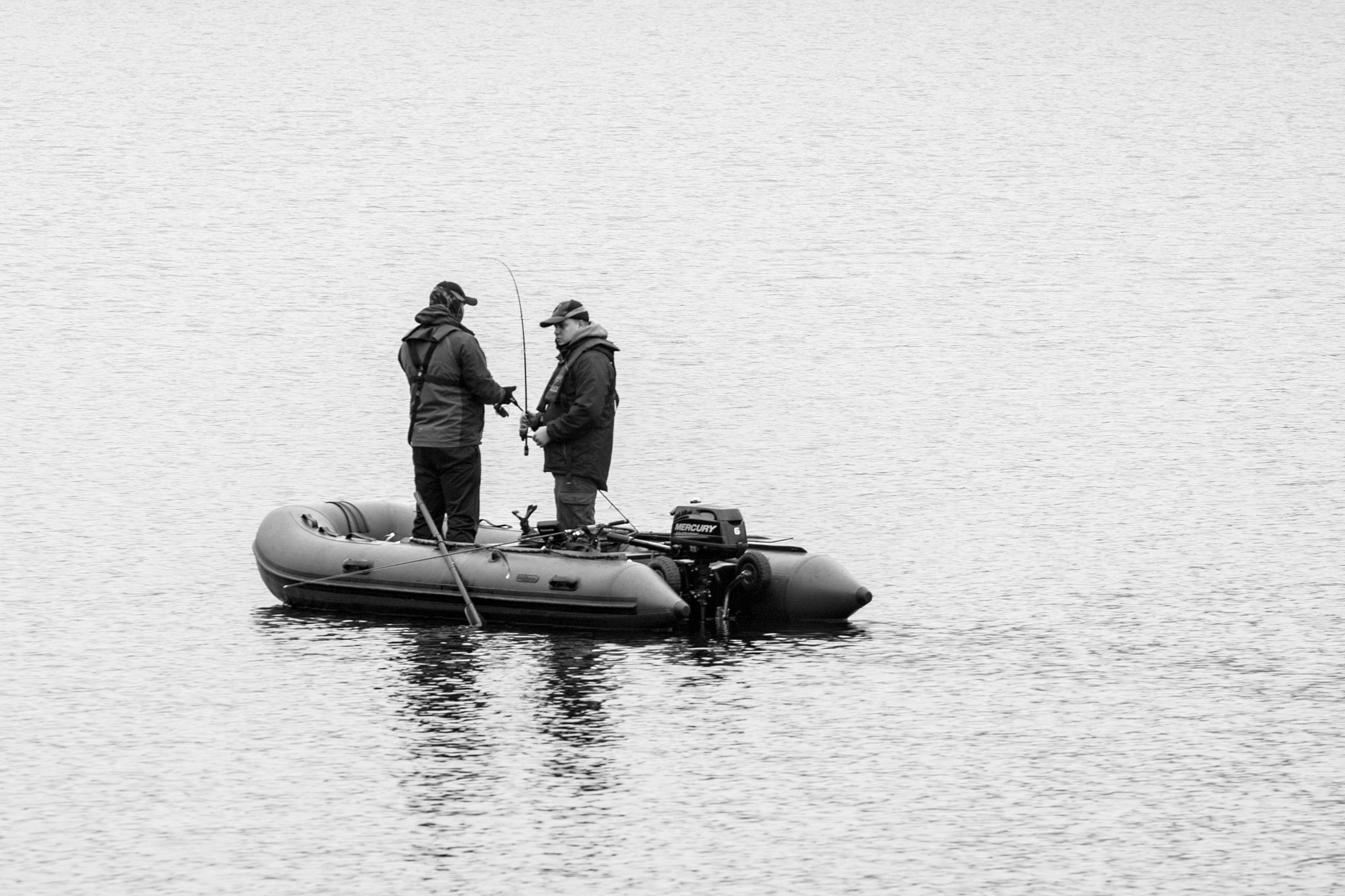 Canon EOS 50D + Canon EF 70-200mm F4L USM sample photo. Two guys fishing photography