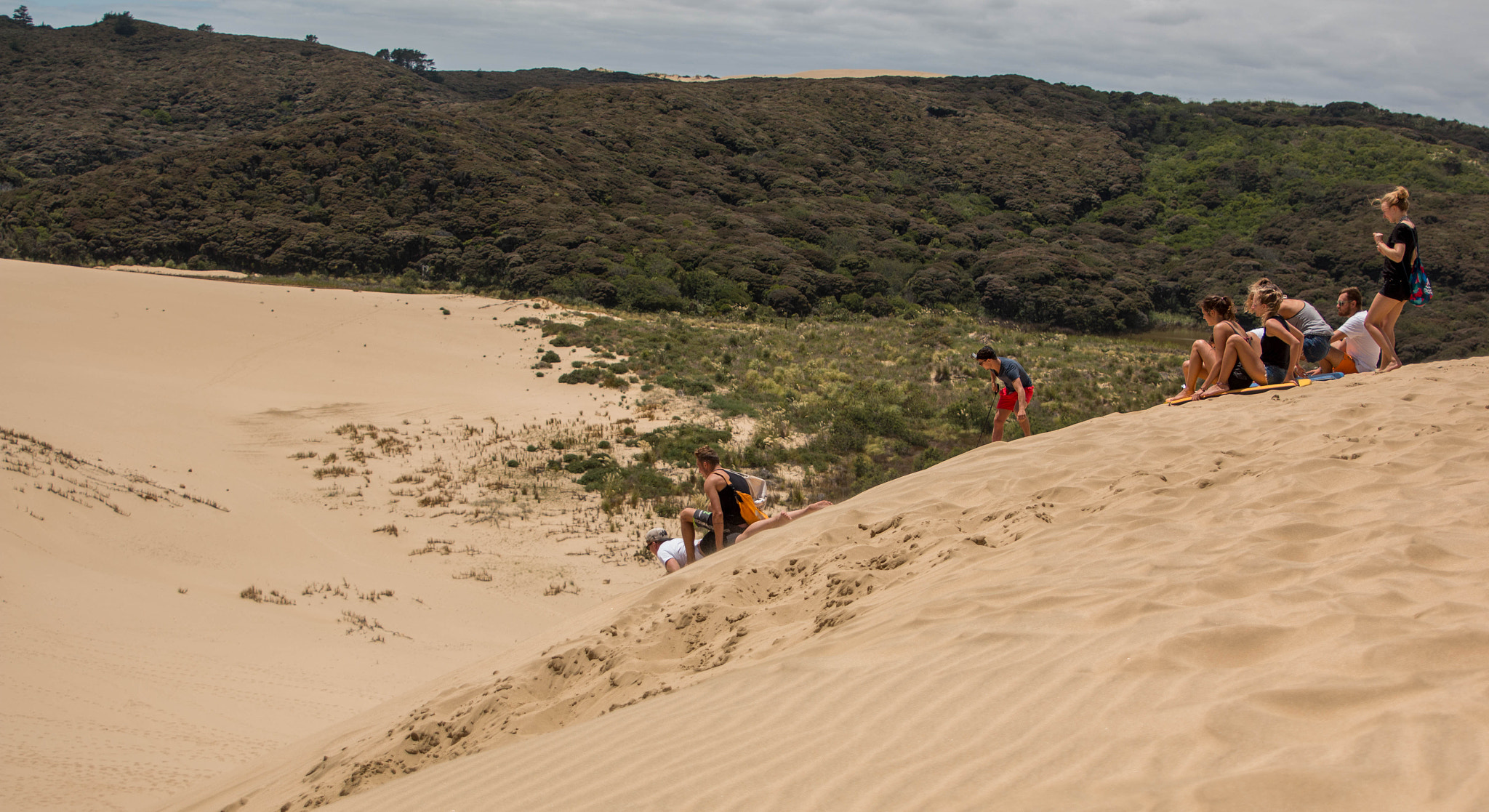 Canon EOS 70D + Sigma 24-70mm F2.8 EX DG Macro sample photo. Te paki sand dunes photography