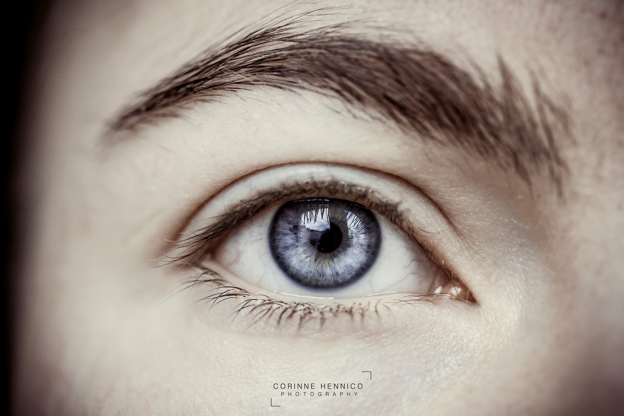 Canon EF-S 60mm F2.8 Macro USM sample photo. Anne's eye photography