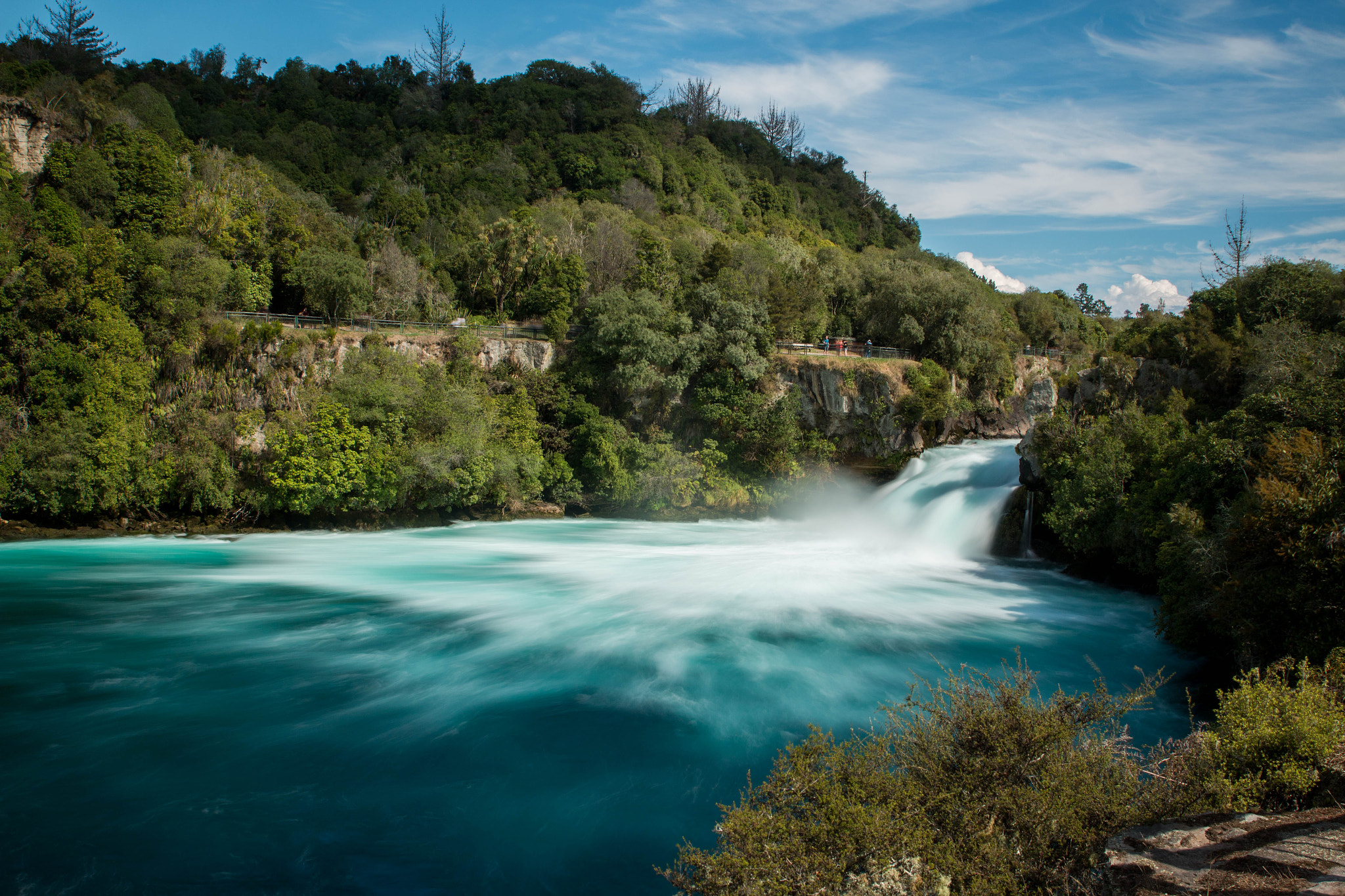 Canon EOS 70D + Sigma 24-70mm F2.8 EX DG Macro sample photo. Huka falls photography