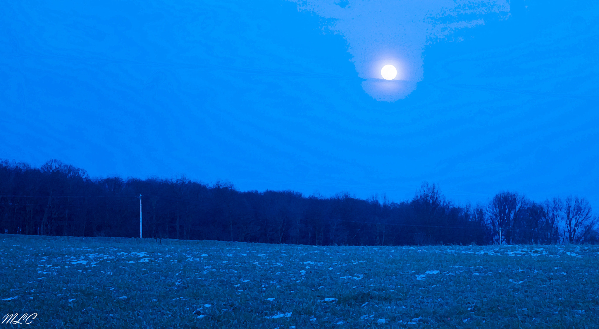 Pentax K-S2 sample photo. Wakening moon photography