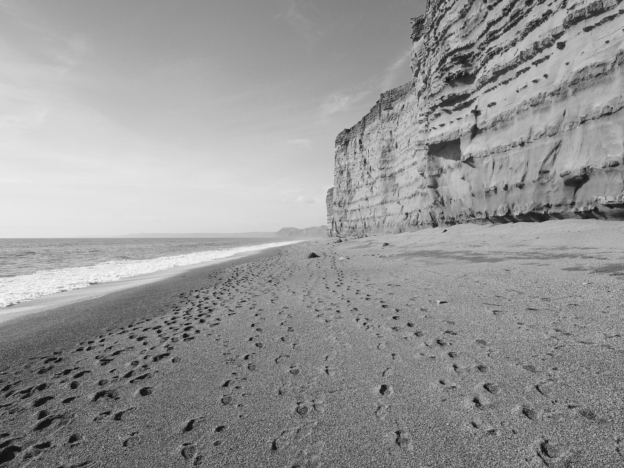 Olympus OM-D E-M1 sample photo. Hive beach, dorset  photography