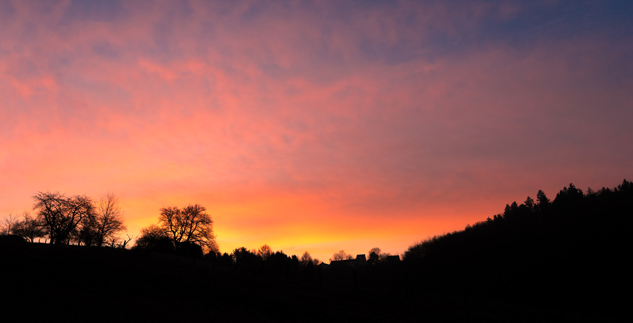 Sony a7 II sample photo. Germany odenwald sunrise photography