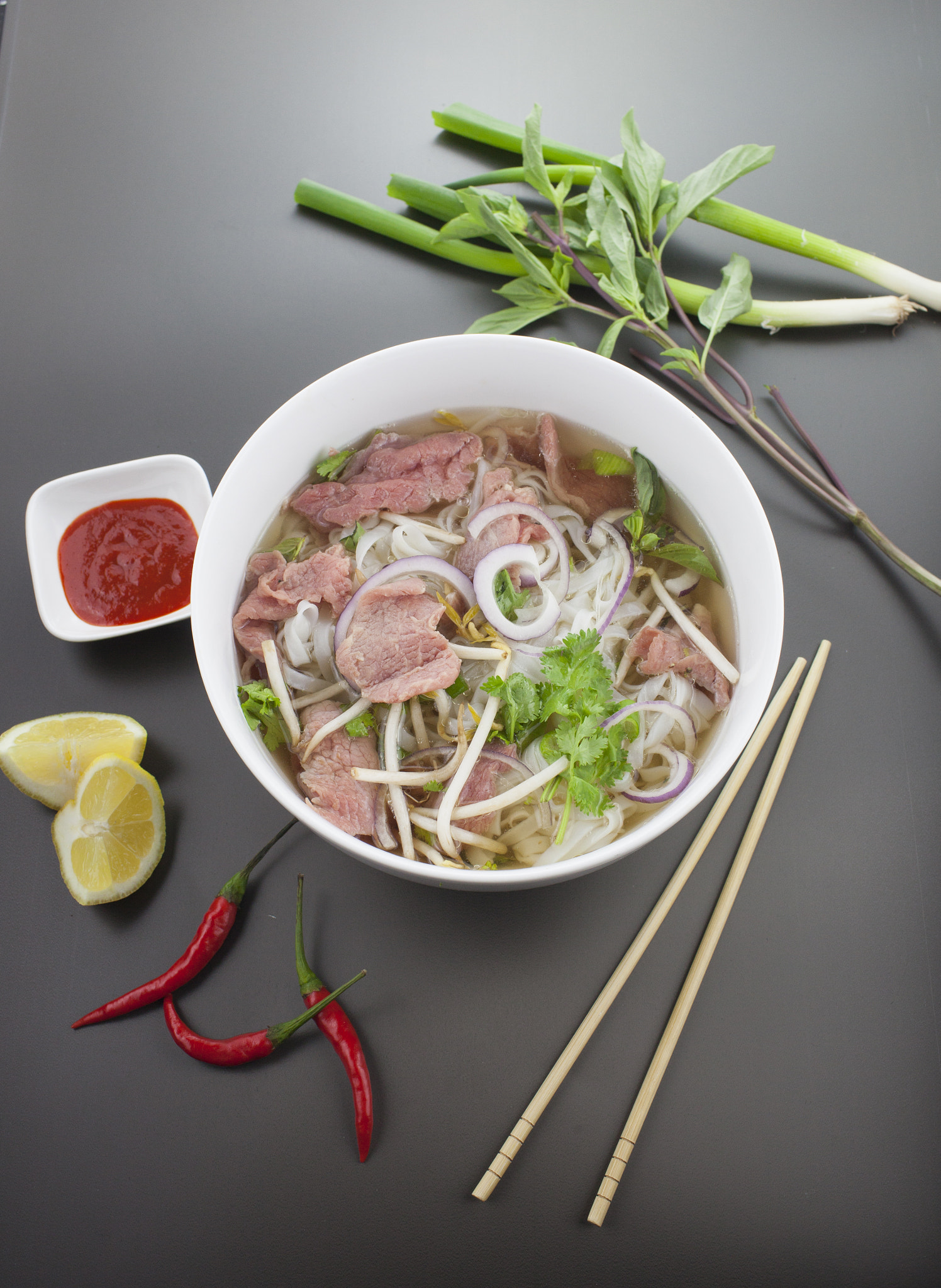 Canon EF 35mm F1.4L USM sample photo. Vietnamese beef noodle soup.jpg photography