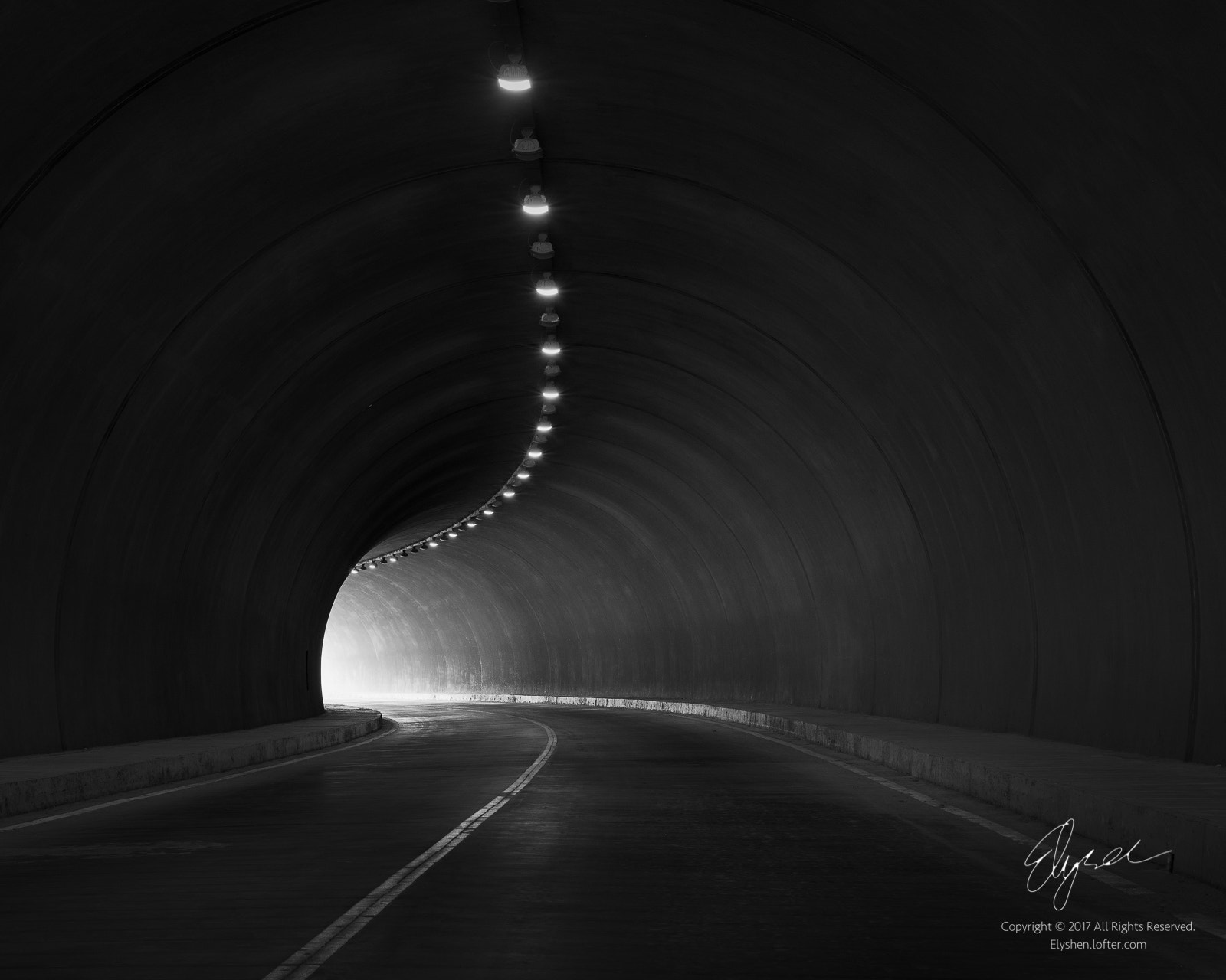 Nikon D800E + Sigma 50mm F1.4 EX DG HSM sample photo. Tunnel photography