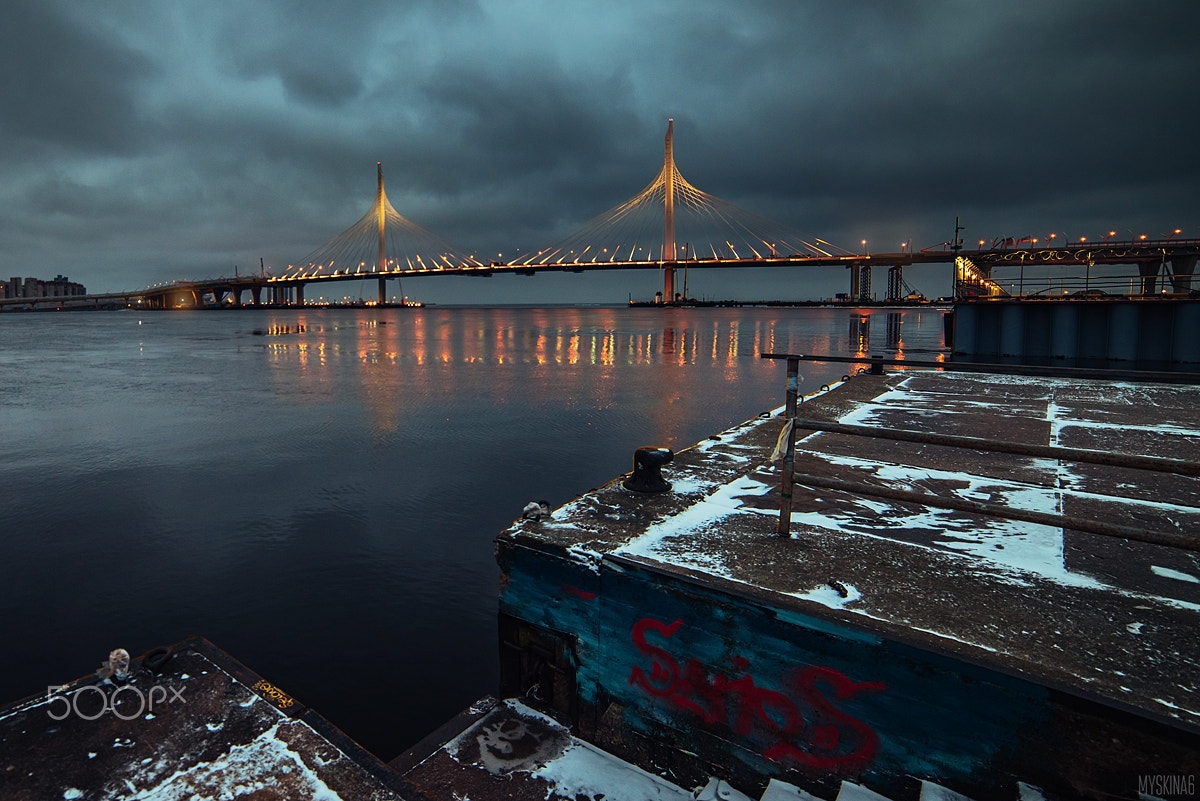 Samyang 14mm F2.8 ED AS IF UMC sample photo. Новый мост photography