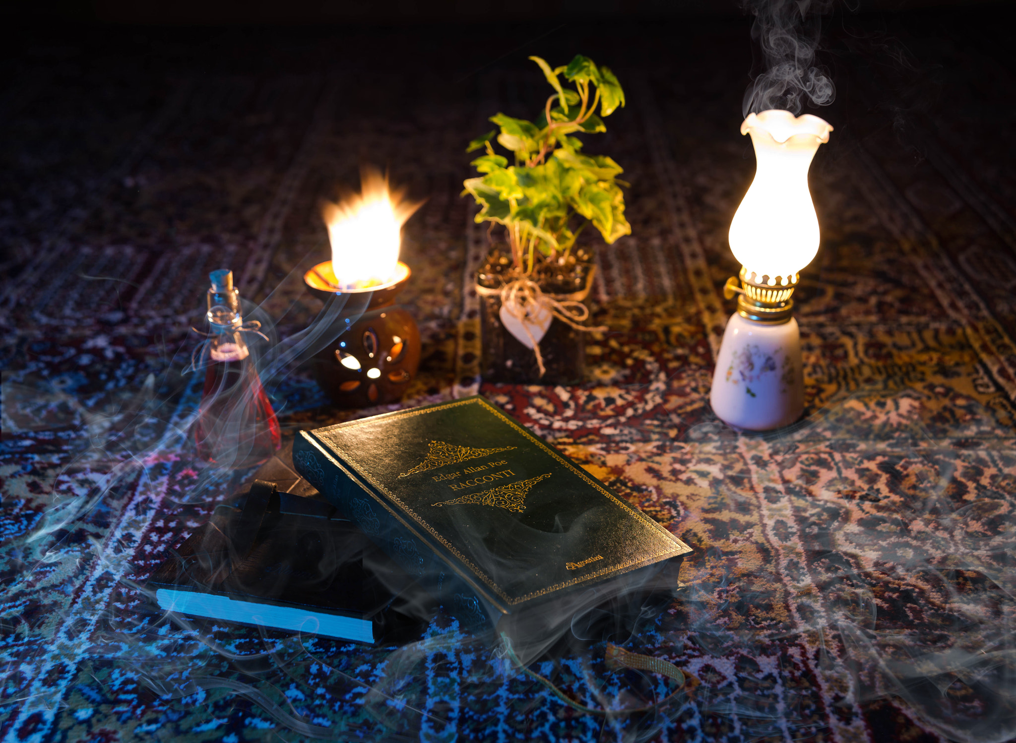 Nikon AF Nikkor 24-85mm F2.8-4D IF sample photo. Candlelight reading photography